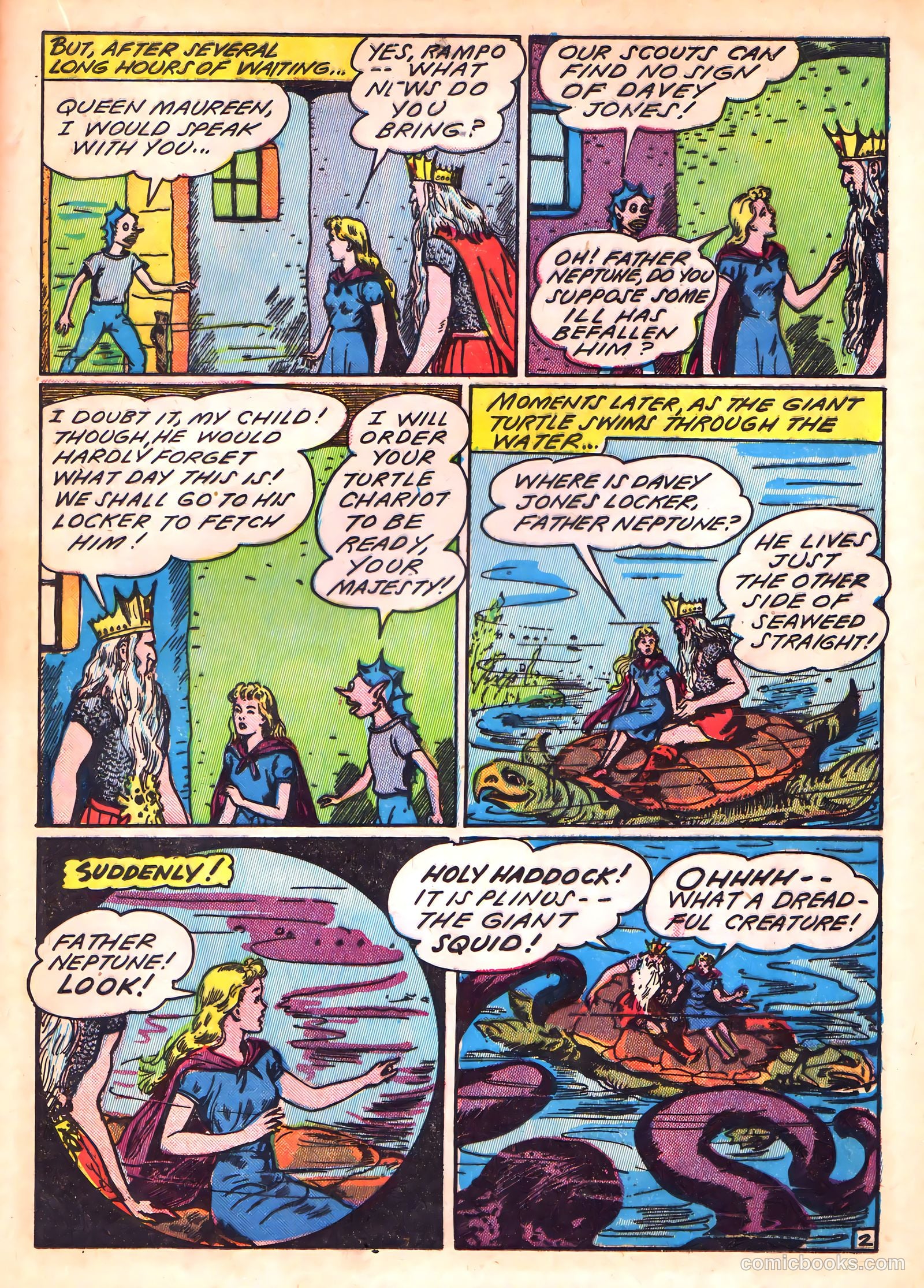 Blue Circle Comics #3 (1944, Rural Empire Publishing Co.) — page 25 of 52