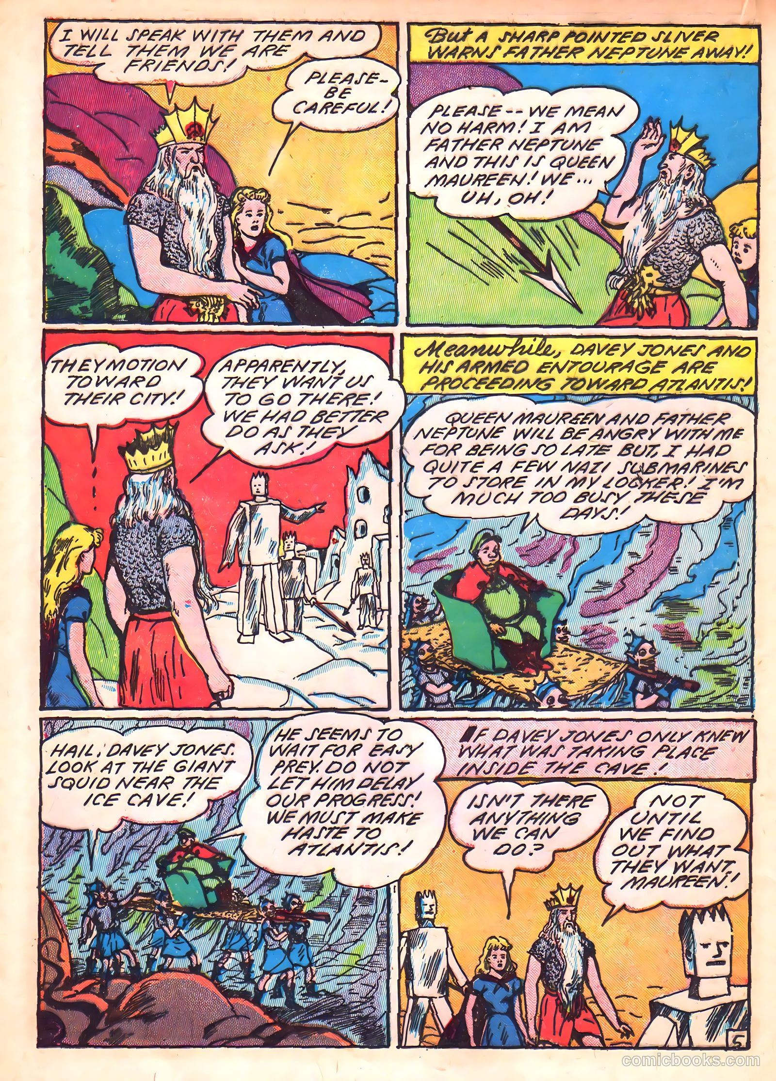 Blue Circle Comics #3 (1944, Rural Empire Publishing Co.) — page 28 of 52