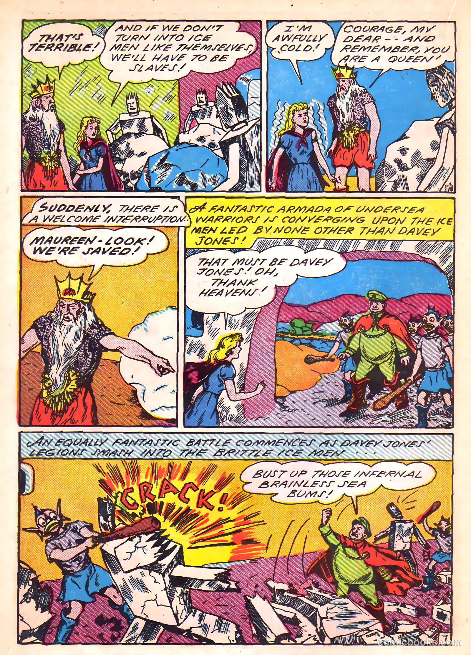 Blue Circle Comics #3 (1944, Rural Empire Publishing Co.) — page 30 of 52