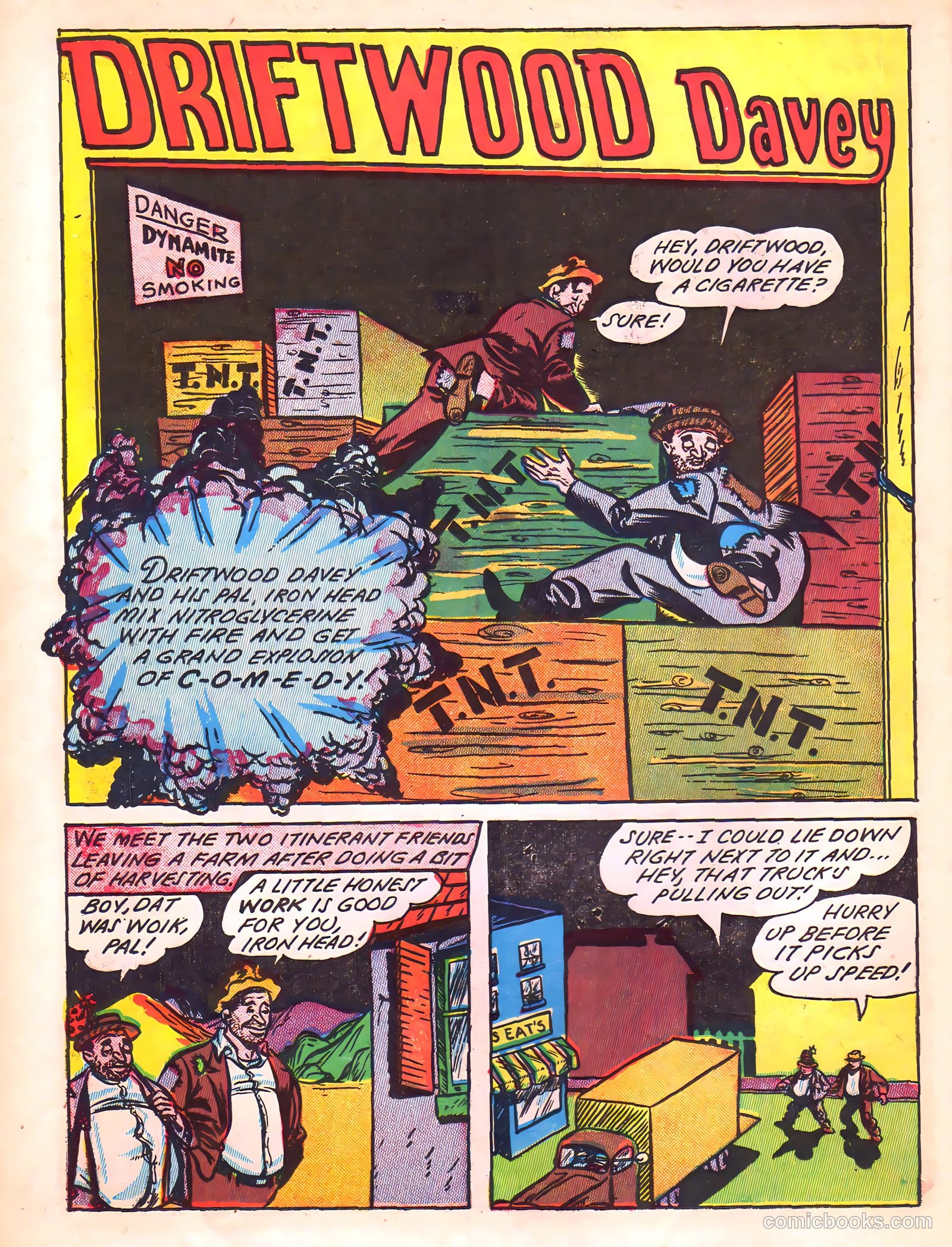 Blue Circle Comics #3 (1944, Rural Empire Publishing Co.) — page 32 of 52
