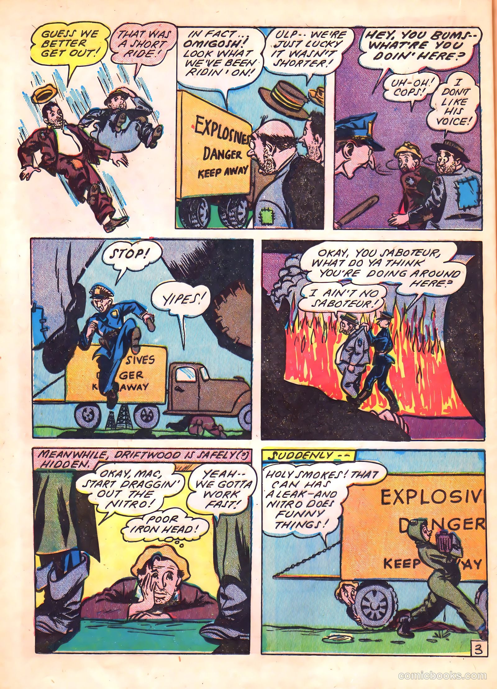 Blue Circle Comics #3 (1944, Rural Empire Publishing Co.) — page 34 of 52