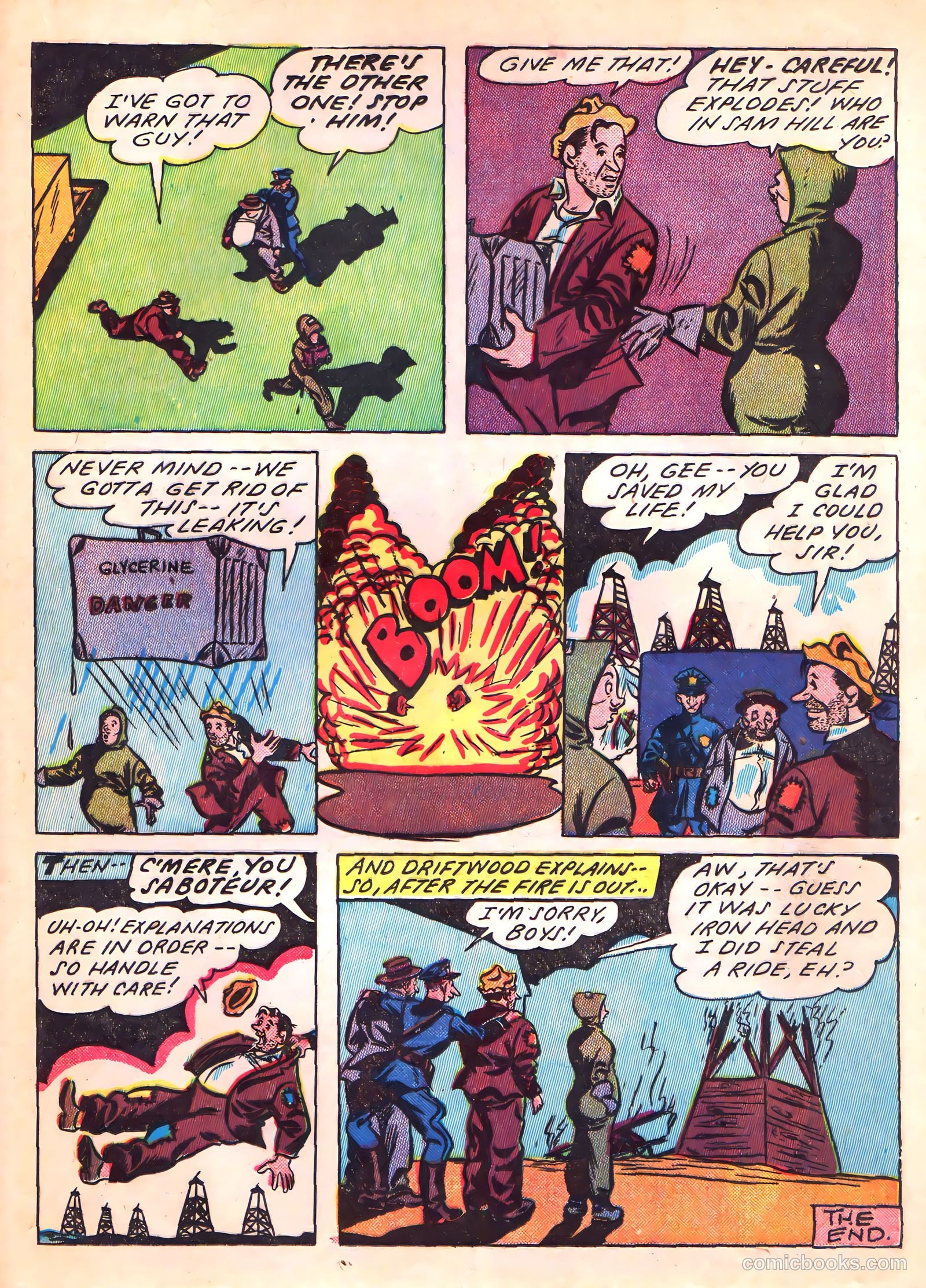 Blue Circle Comics #3 (1944, Rural Empire Publishing Co.) — page 35 of 52