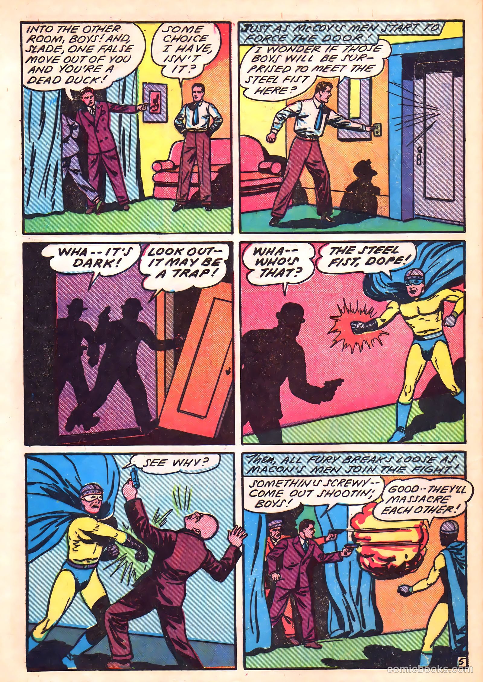 Blue Circle Comics #3 (1944, Rural Empire Publishing Co.) — page 40 of 52