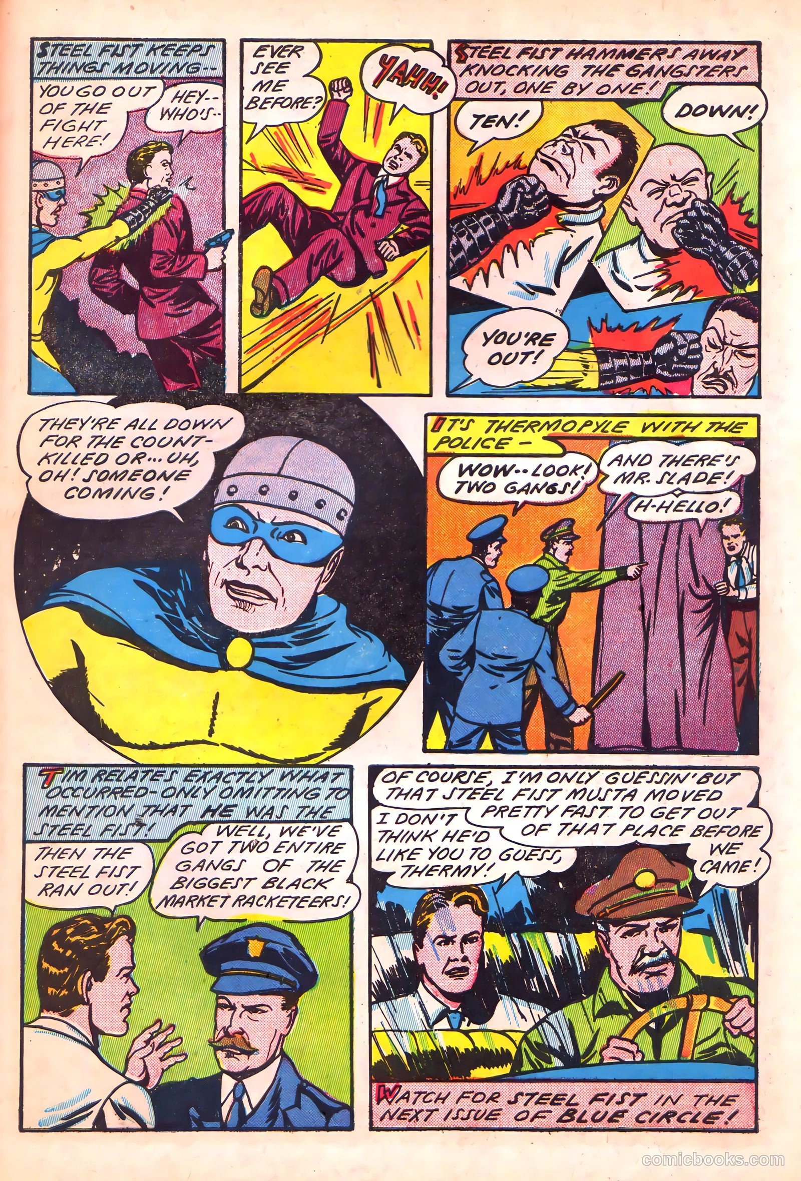 Blue Circle Comics #3 (1944, Rural Empire Publishing Co.) — page 41 of 52