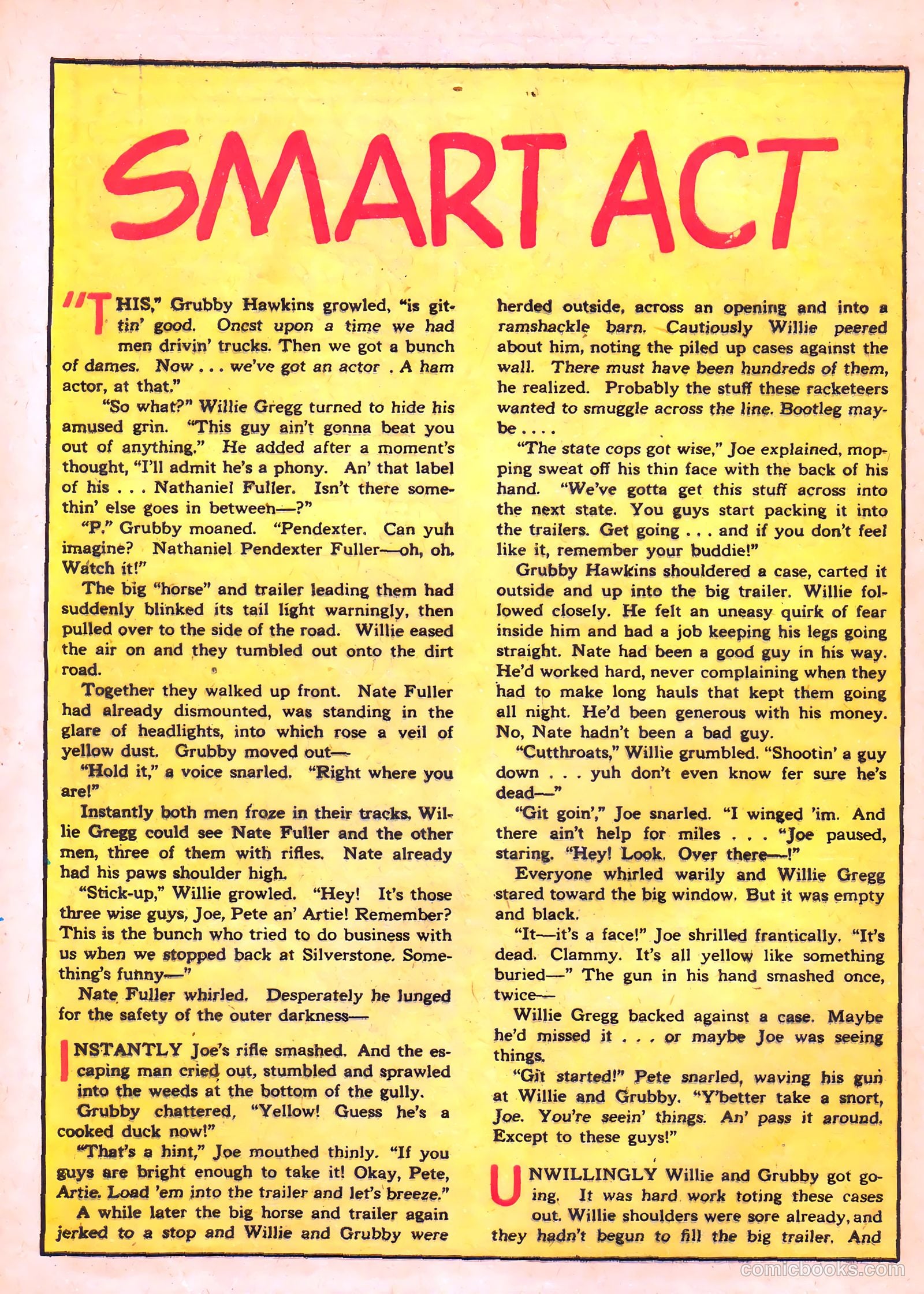 Blue Circle Comics #3 (1944, Rural Empire Publishing Co.) — page 42 of 52