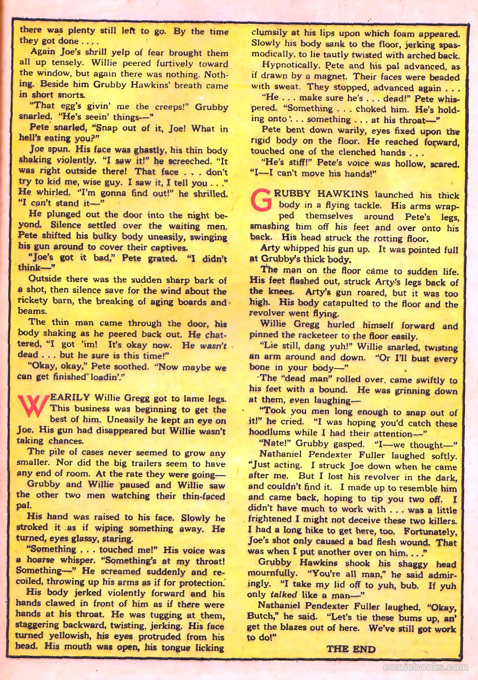 Blue Circle Comics #3 (1944, Rural Empire Publishing Co.) — page 43 of 52