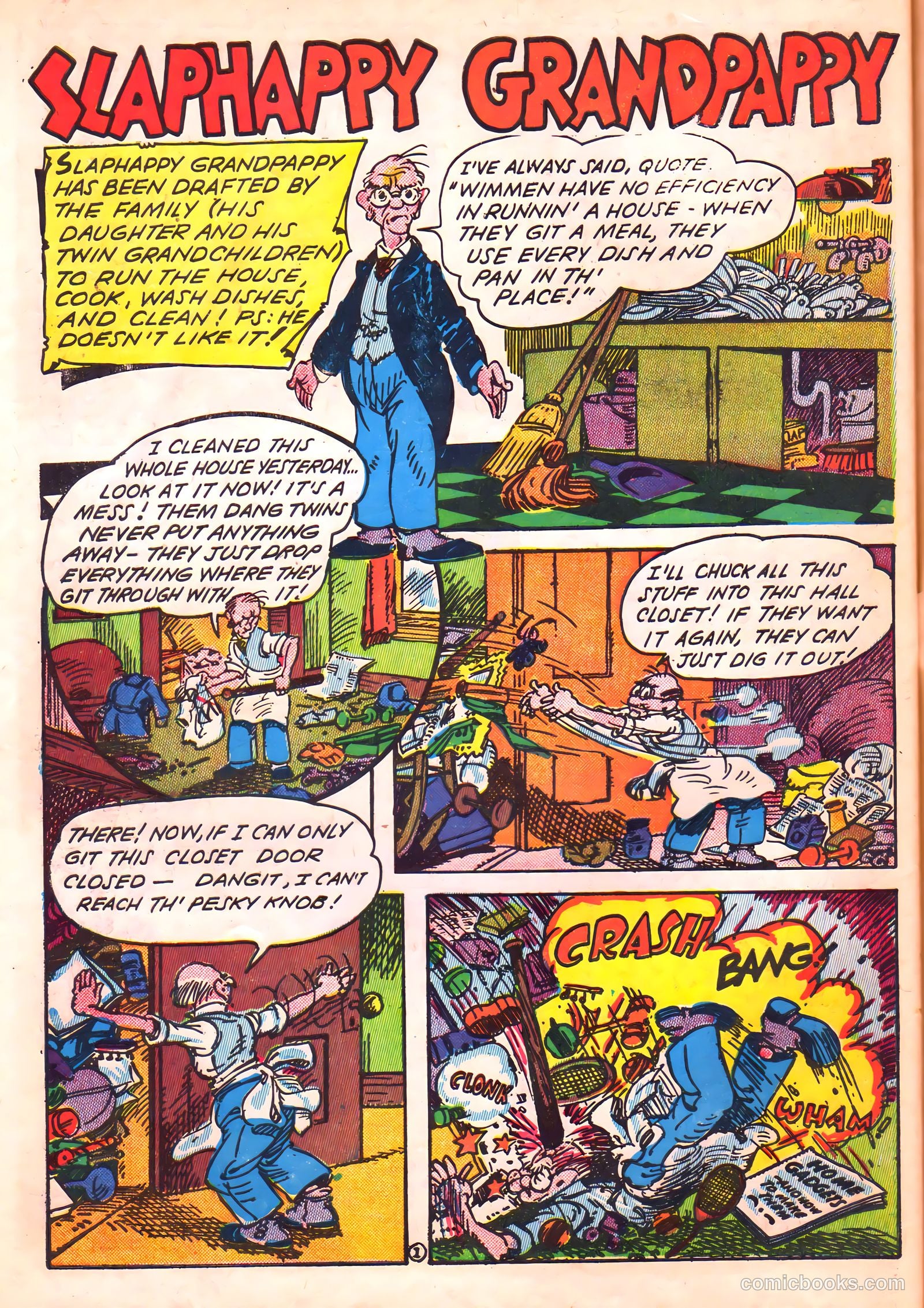Blue Circle Comics #3 (1944, Rural Empire Publishing Co.) — page 44 of 52