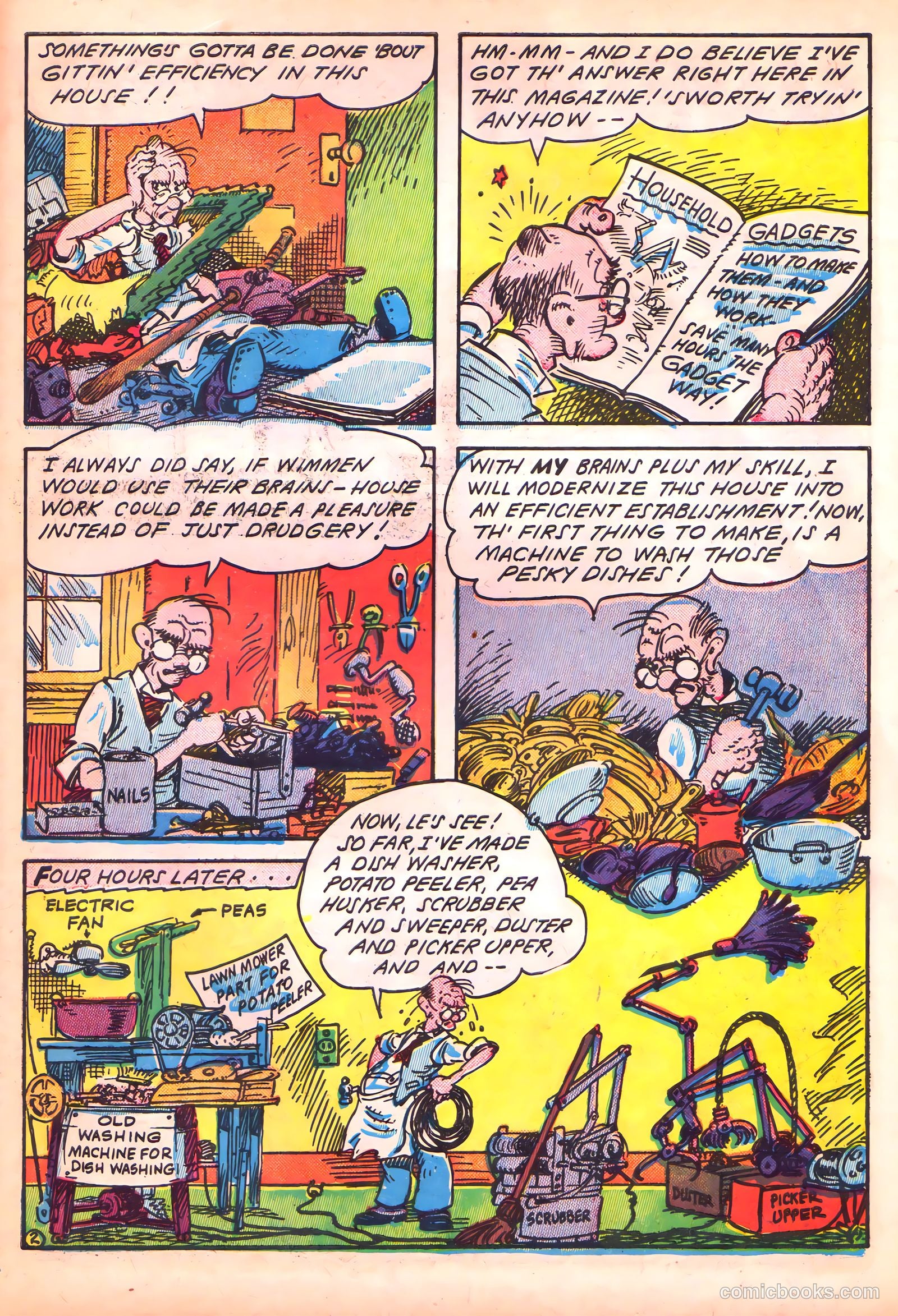 Blue Circle Comics #3 (1944, Rural Empire Publishing Co.) — page 45 of 52