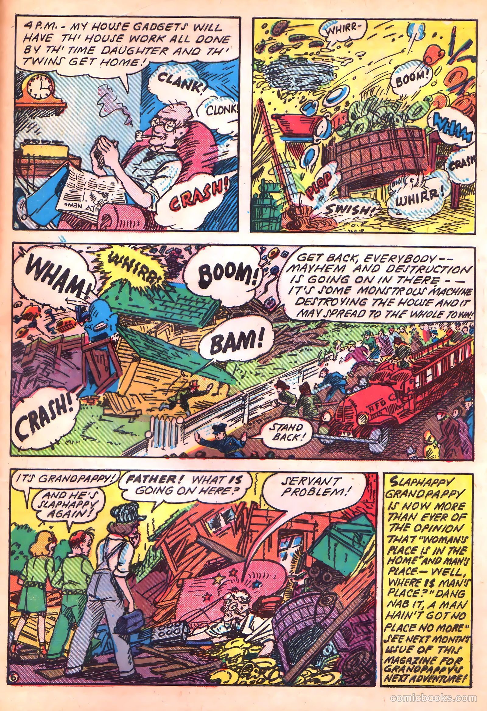 Blue Circle Comics #3 (1944, Rural Empire Publishing Co.) — page 49 of 52