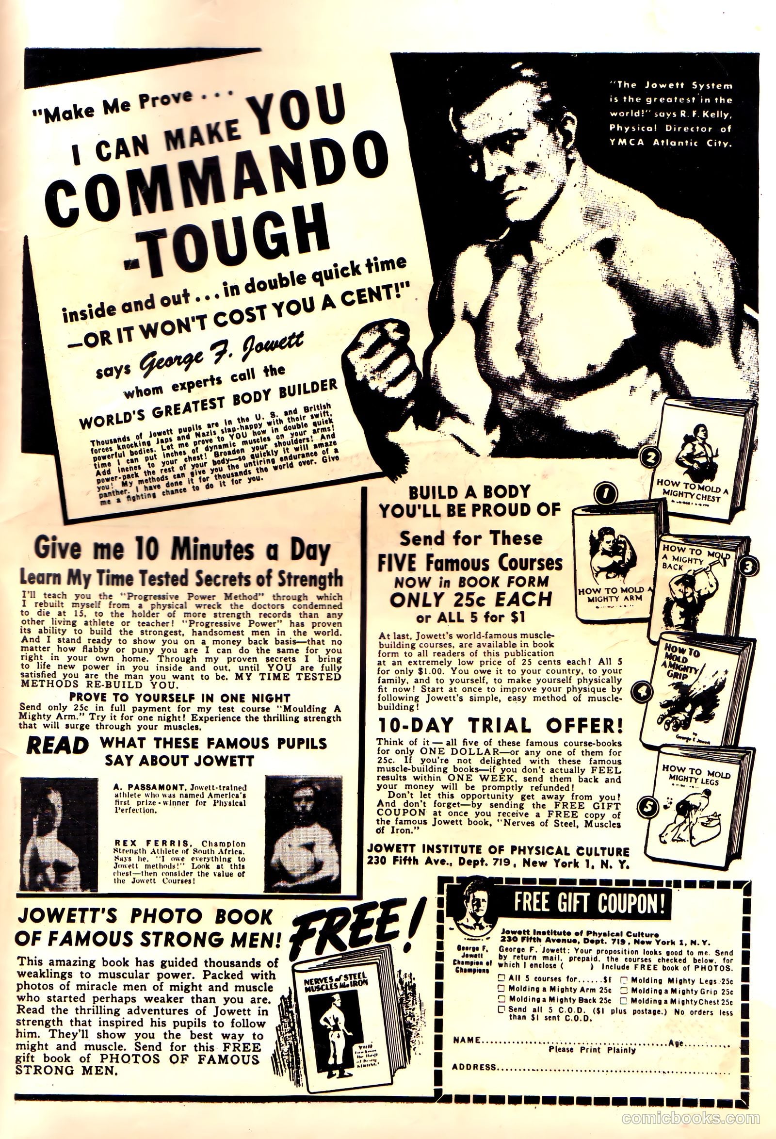 Blue Circle Comics #3 (1944, Rural Empire Publishing Co.) — page 51 of 52