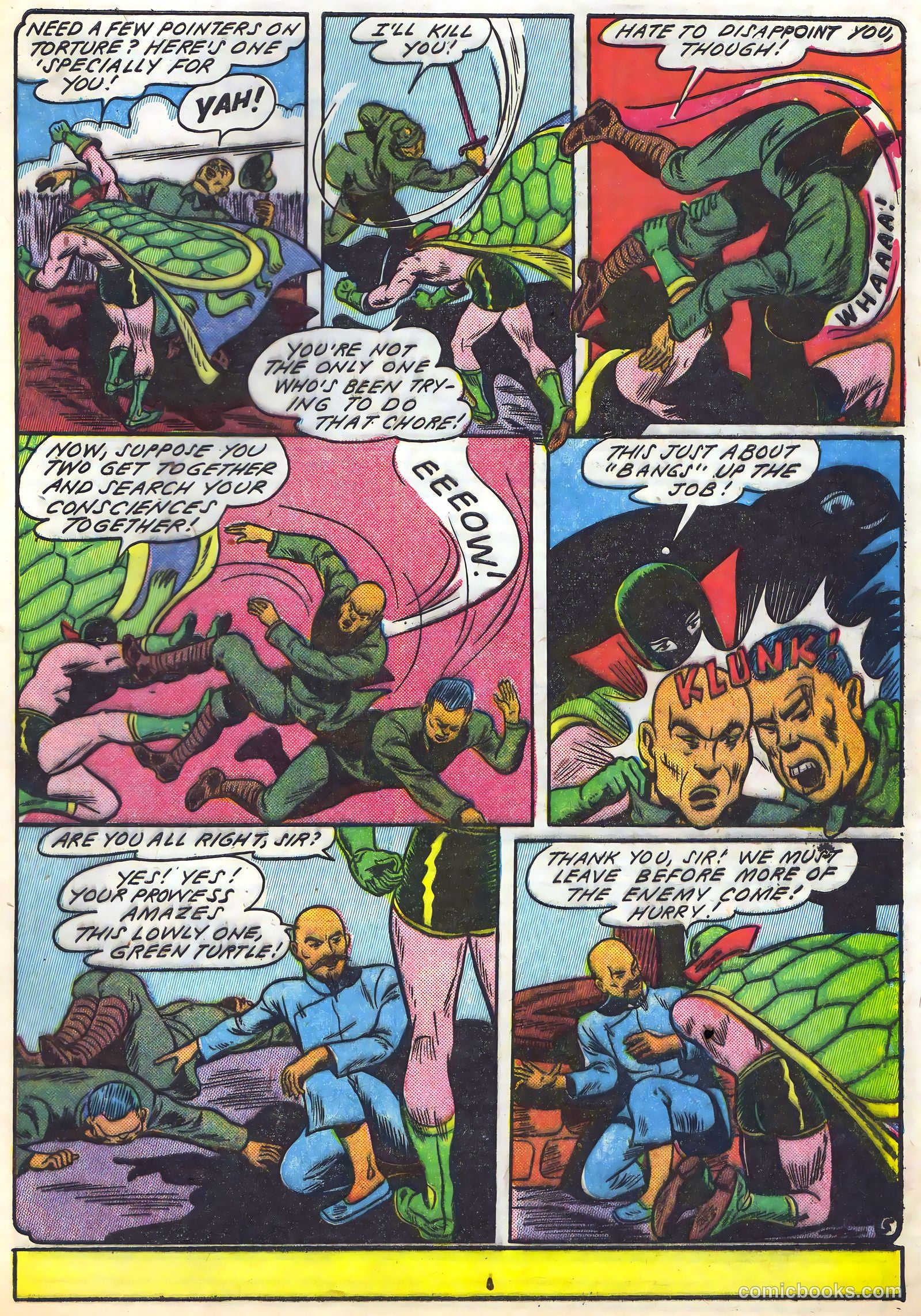 Blazing Comics #5 (1944, REWL PUBLICATIONS INC.) — page 7 of 53