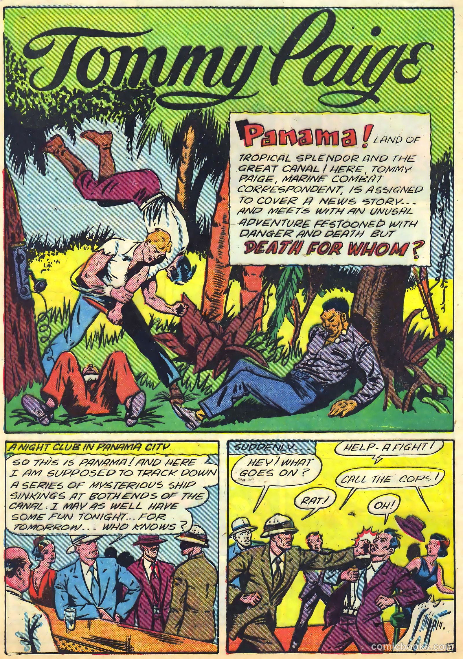 Blazing Comics #5 (1944, REWL PUBLICATIONS INC.) — page 12 of 53
