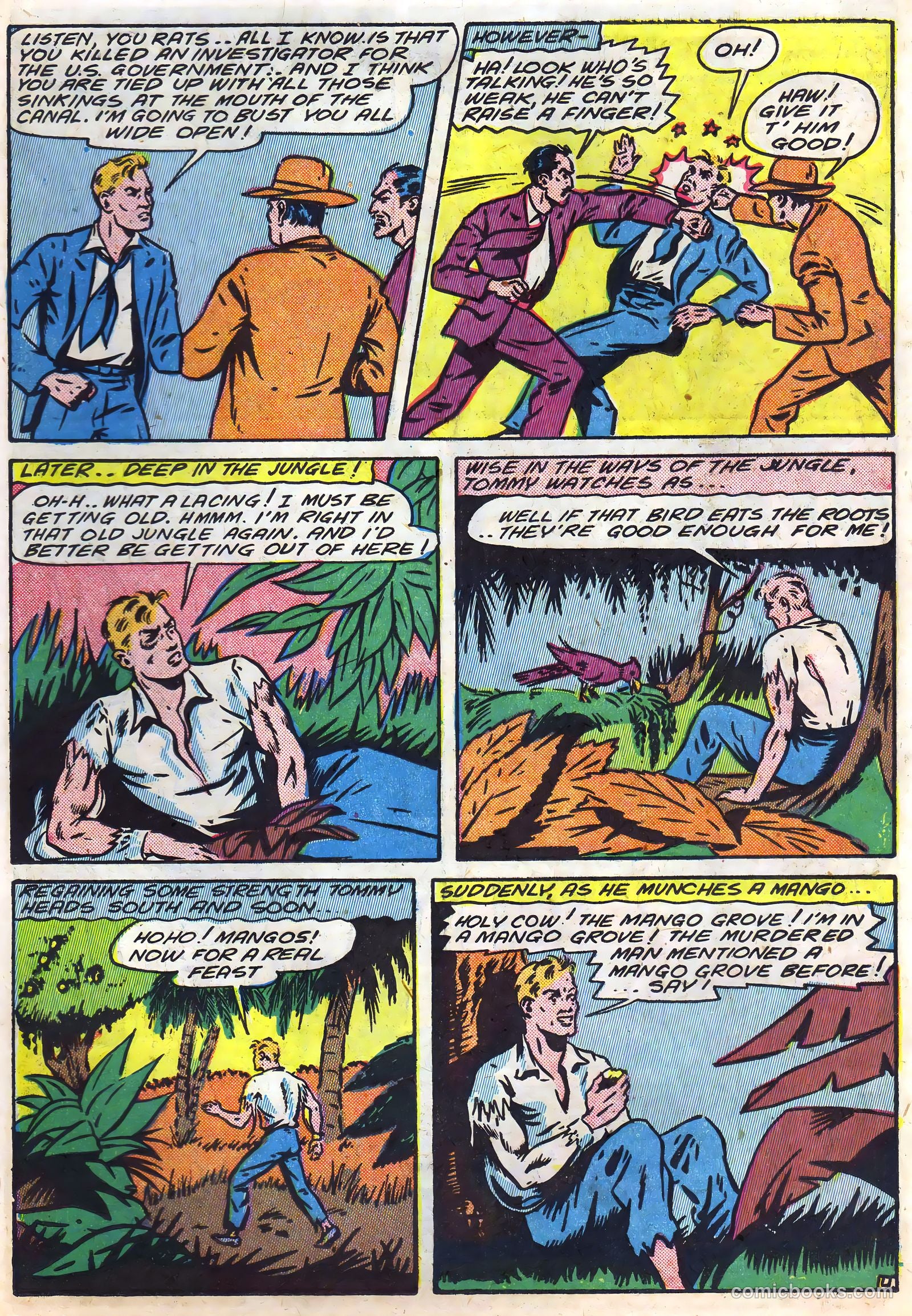 Blazing Comics #5 (1944, REWL PUBLICATIONS INC.) — page 15 of 53