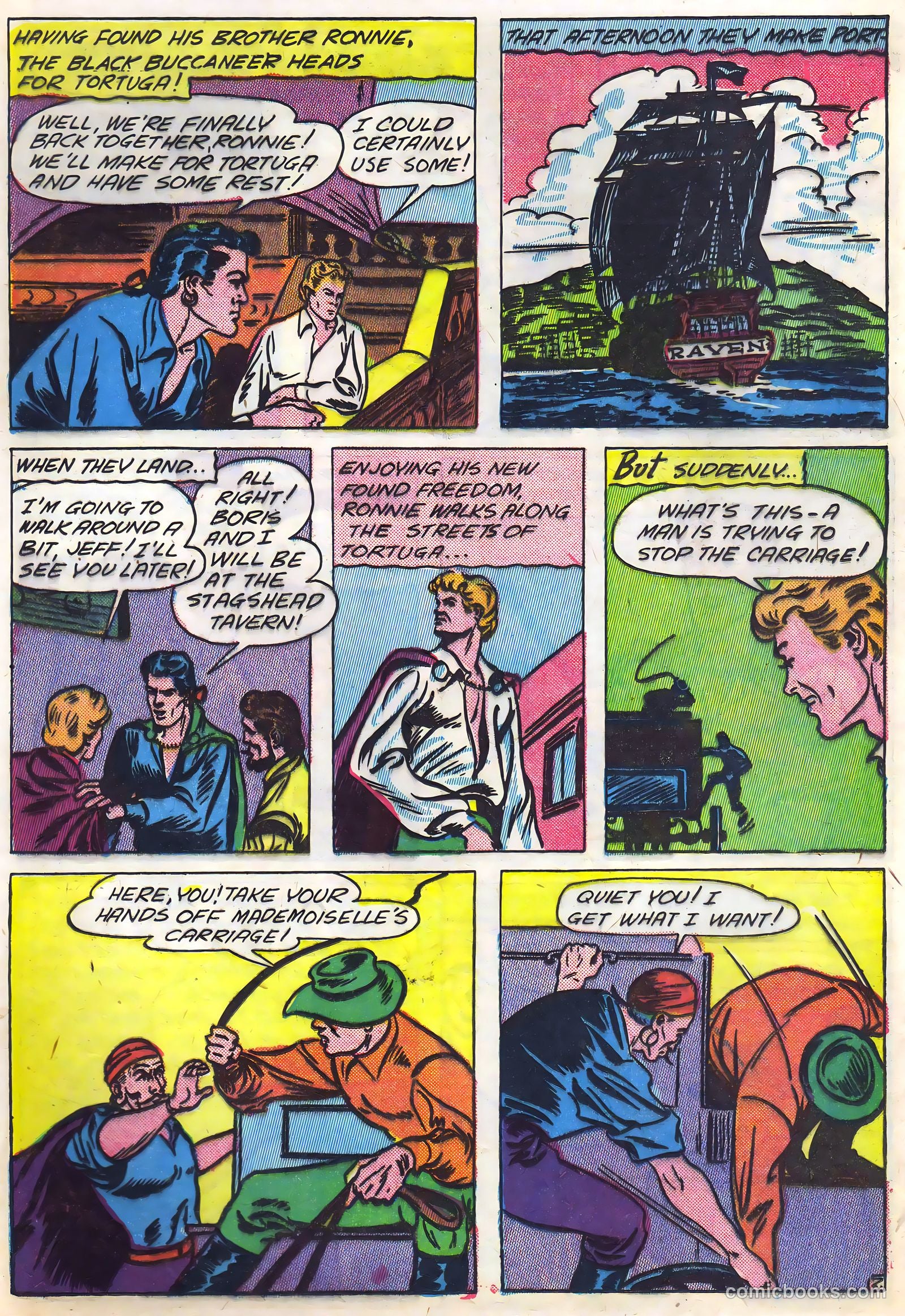 Blazing Comics #5 (1944, REWL PUBLICATIONS INC.) — page 19 of 53