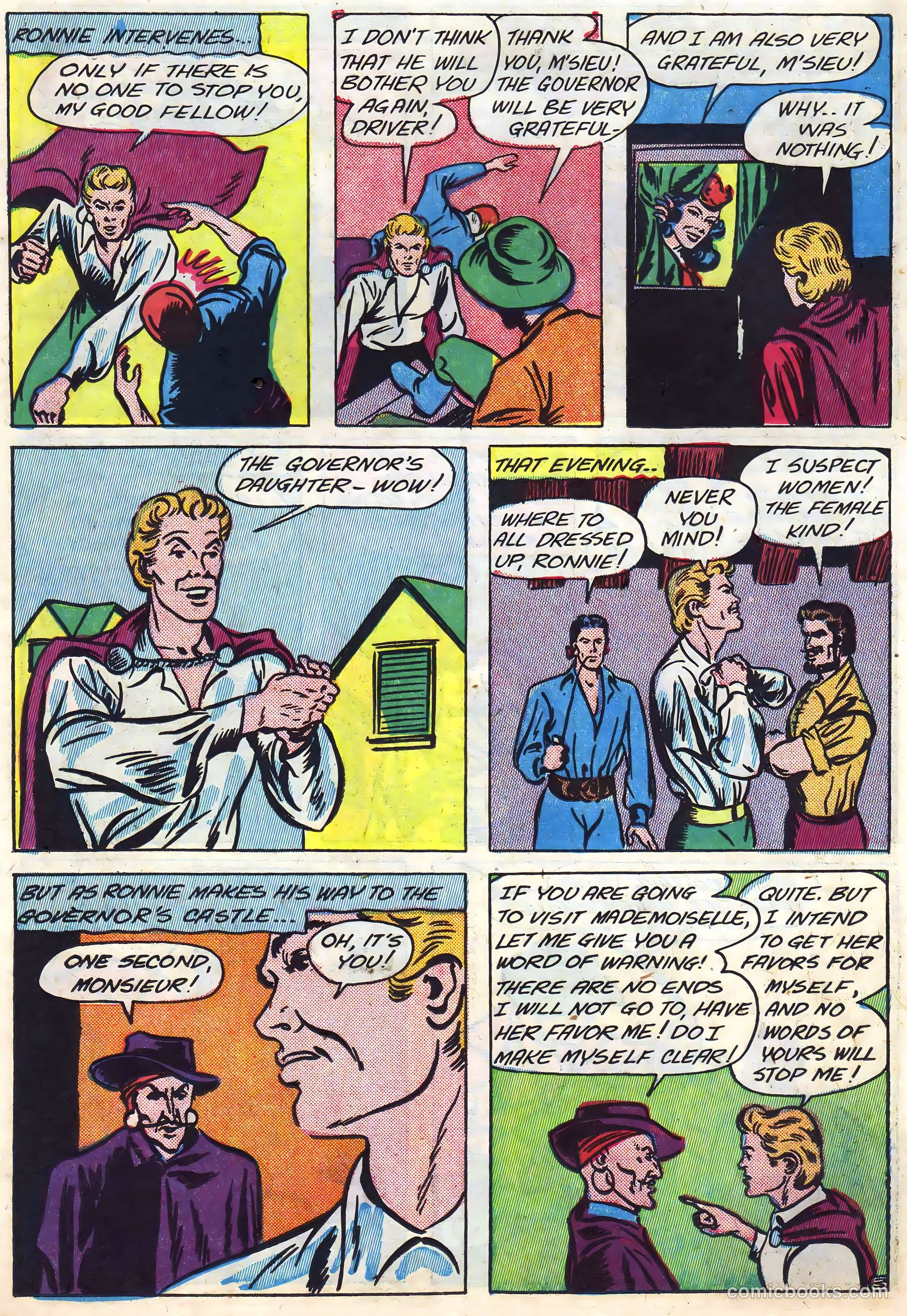 Blazing Comics #5 (1944, REWL PUBLICATIONS INC.) — page 20 of 53