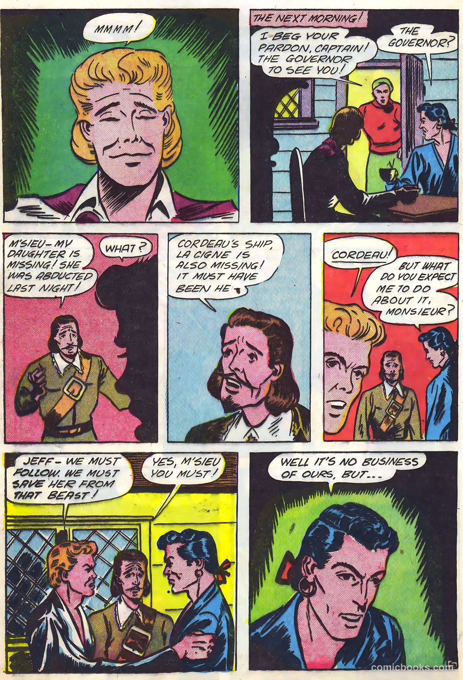 Blazing Comics #5 (1944, REWL PUBLICATIONS INC.) — page 22 of 53