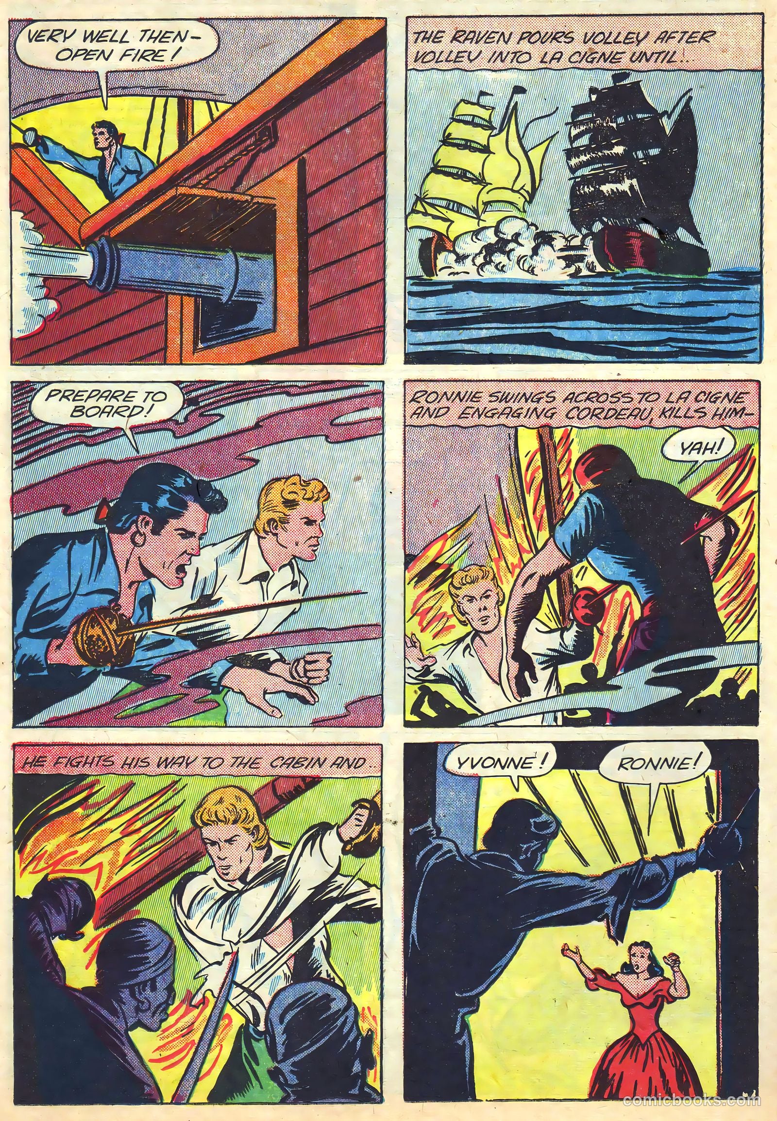 Blazing Comics #5 (1944, REWL PUBLICATIONS INC.) — page 24 of 53