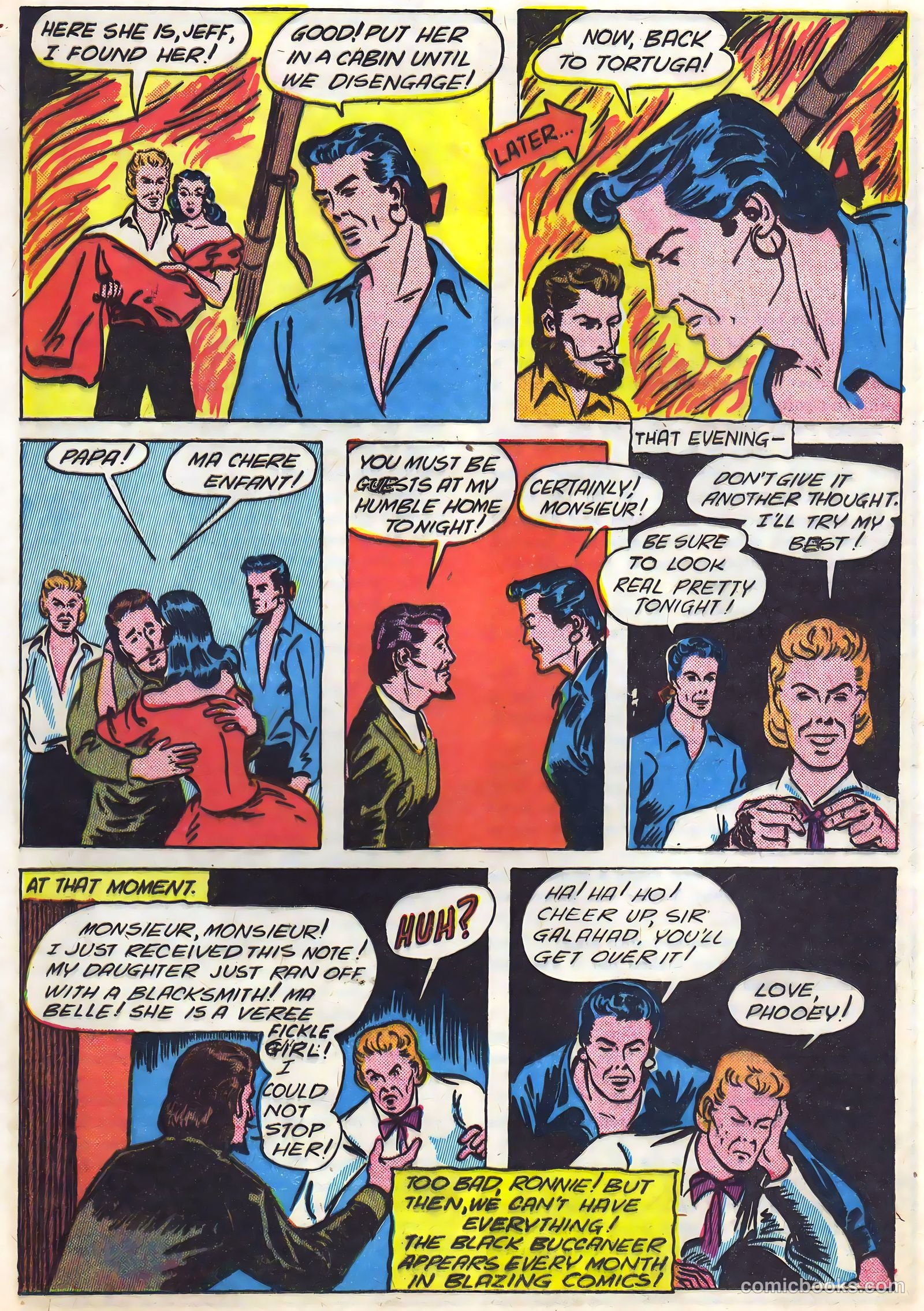 Blazing Comics #5 (1944, REWL PUBLICATIONS INC.) — page 25 of 53