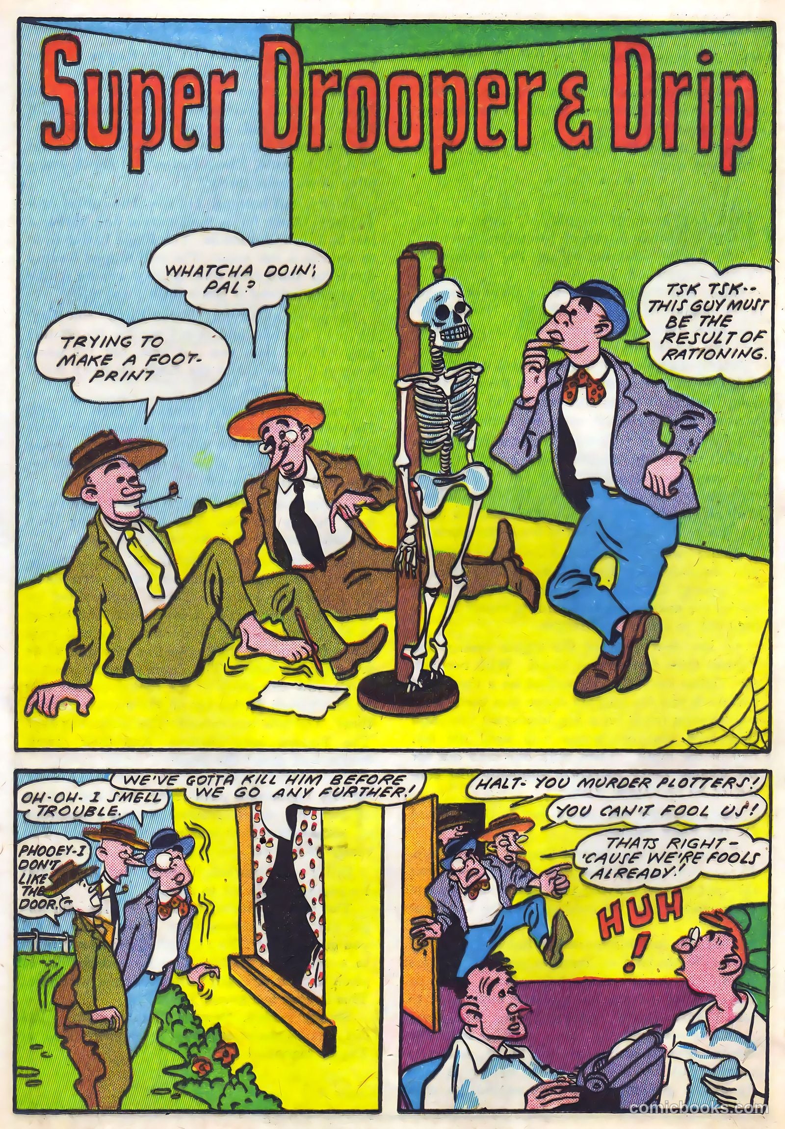 Blazing Comics #5 (1944, REWL PUBLICATIONS INC.) — page 28 of 53