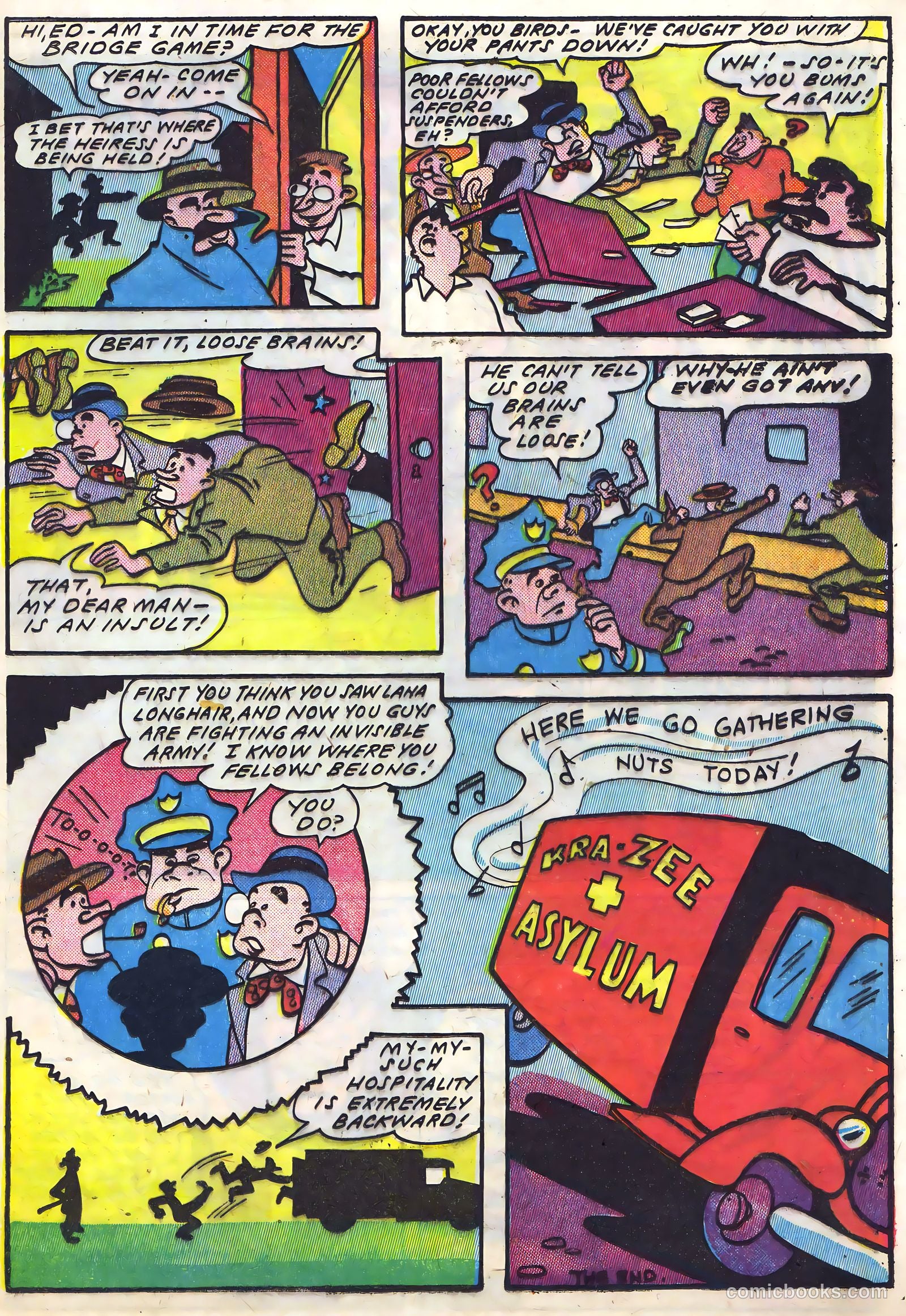 Blazing Comics #5 (1944, REWL PUBLICATIONS INC.) — page 31 of 53