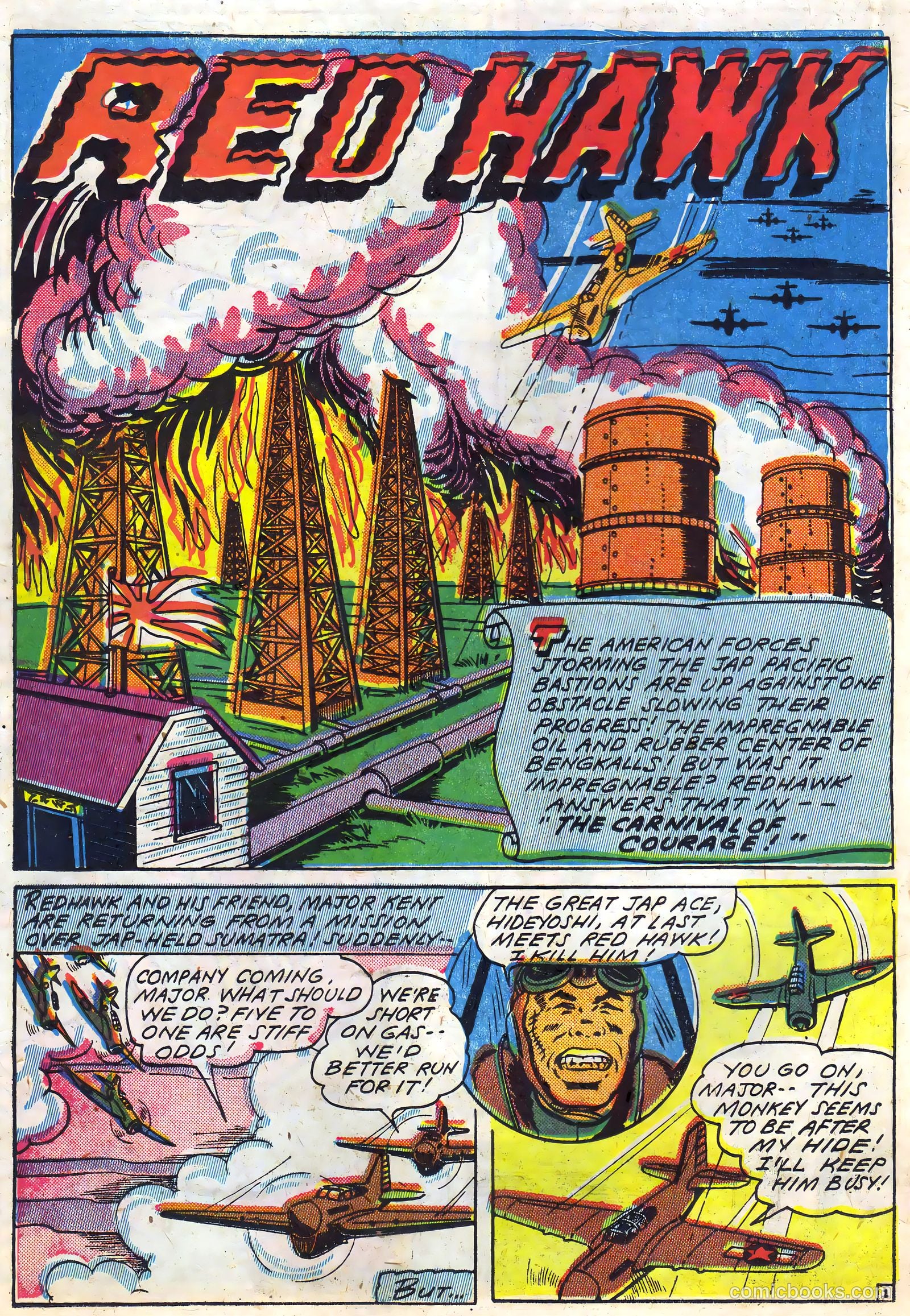 Blazing Comics #5 (1944, REWL PUBLICATIONS INC.) — page 32 of 53