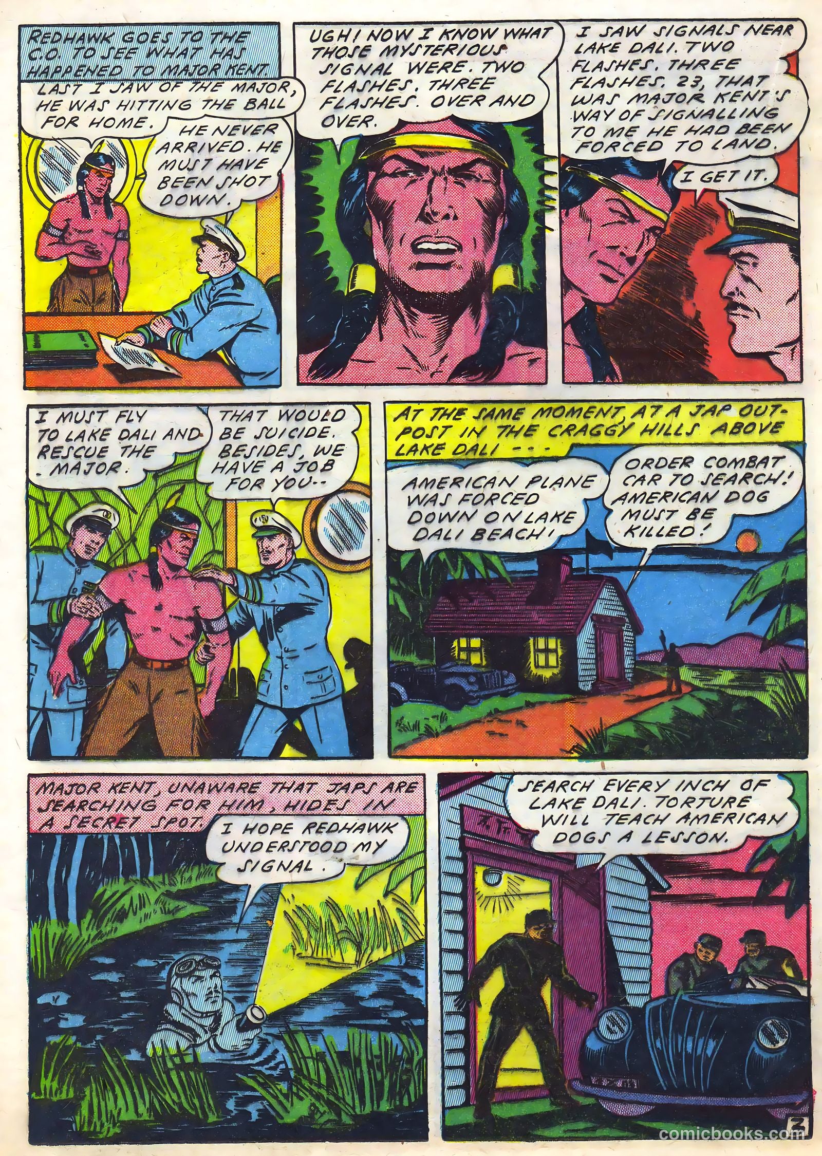 Blazing Comics #5 (1944, REWL PUBLICATIONS INC.) — page 34 of 53