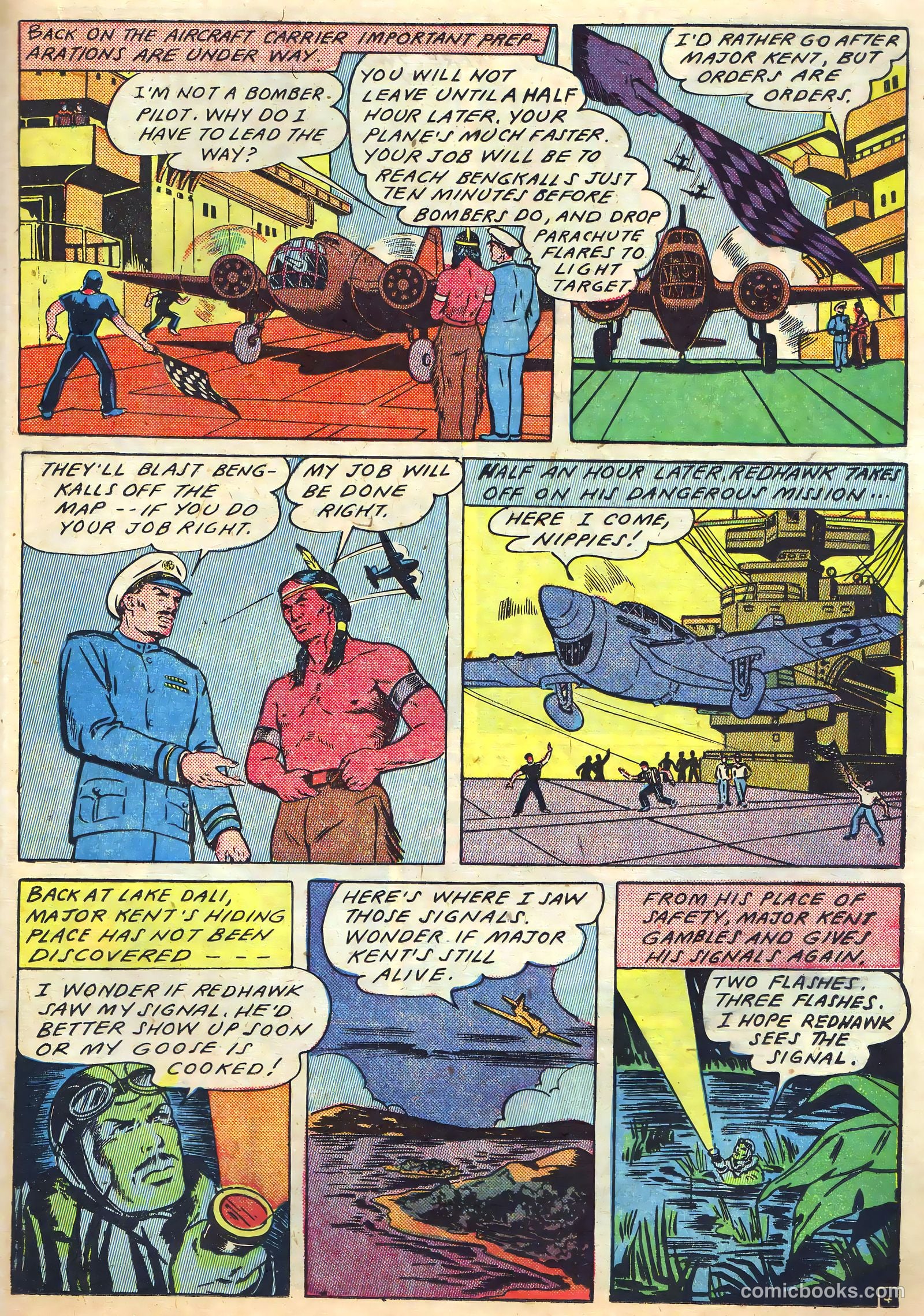 Blazing Comics #5 (1944, REWL PUBLICATIONS INC.) — page 35 of 53