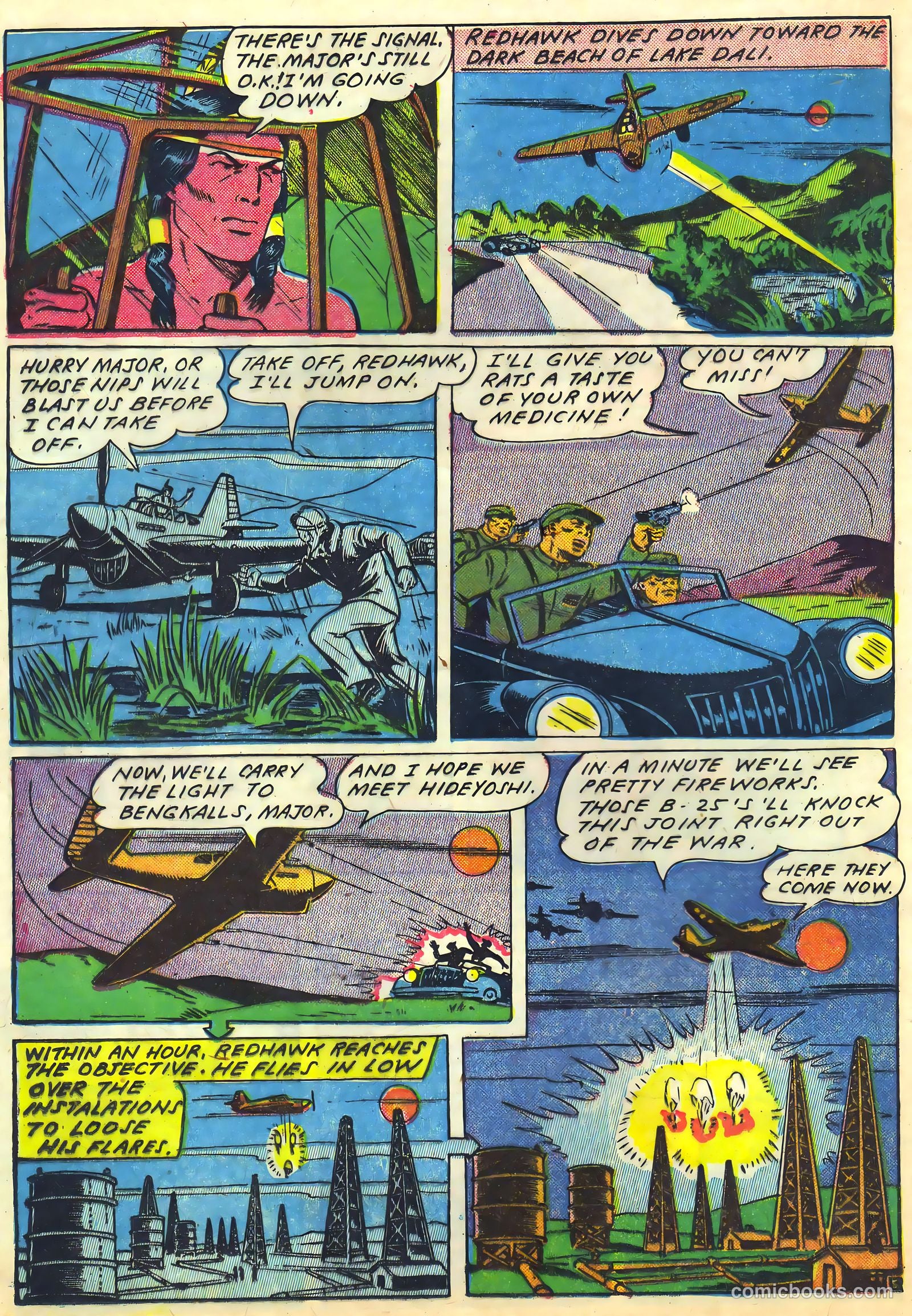 Blazing Comics #5 (1944, REWL PUBLICATIONS INC.) — page 36 of 53