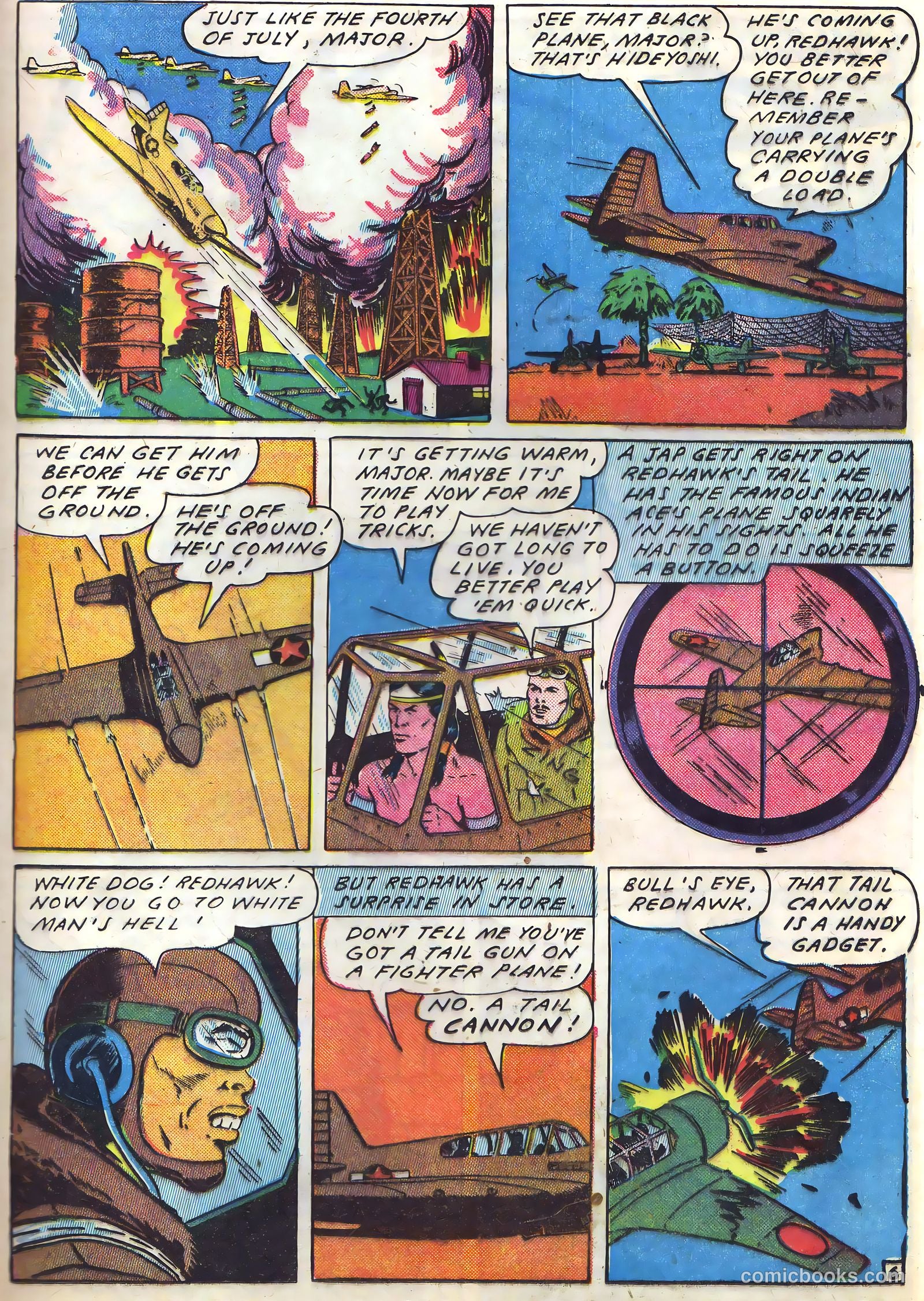 Blazing Comics #5 (1944, REWL PUBLICATIONS INC.) — page 37 of 53