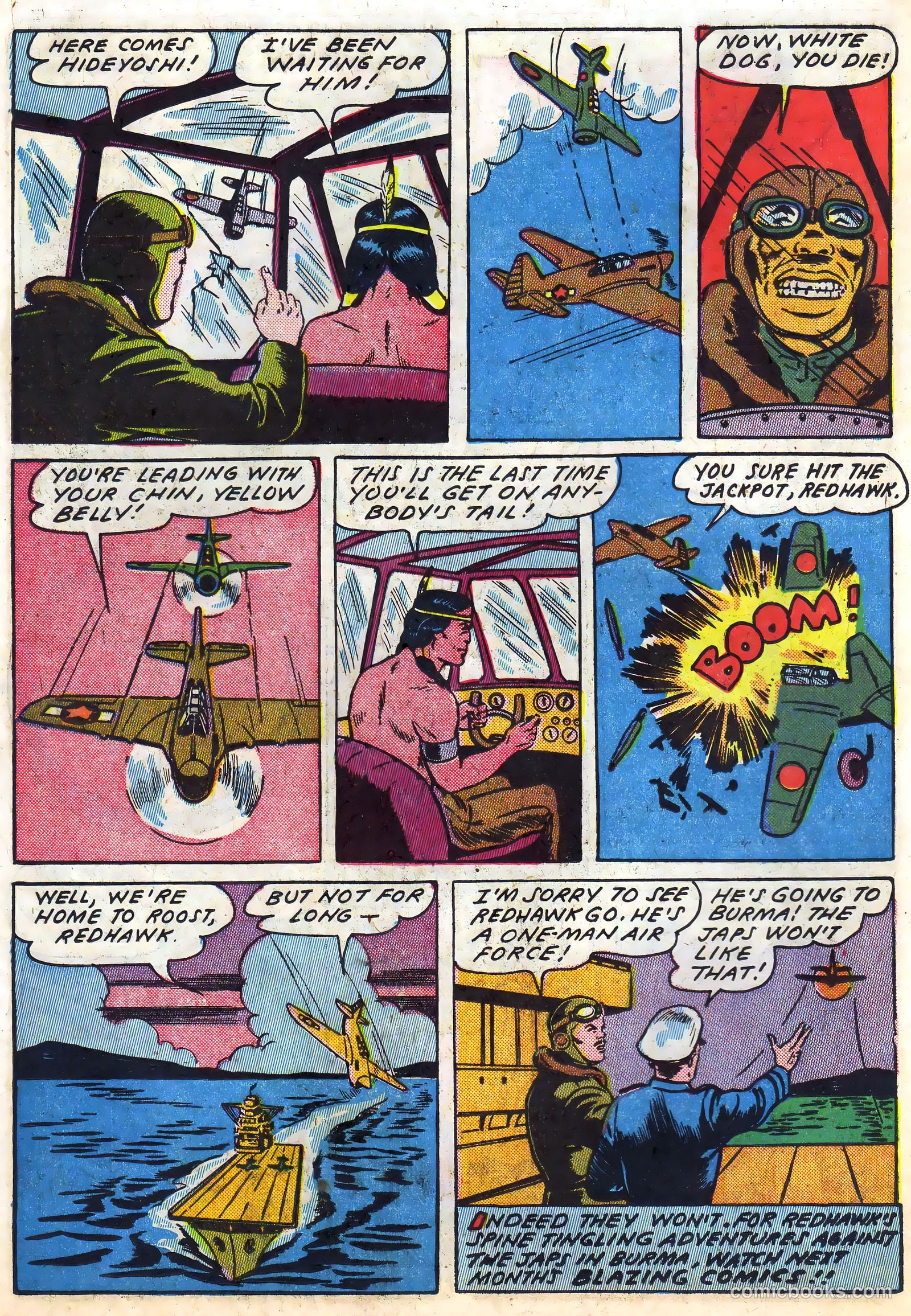 Blazing Comics #5 (1944, REWL PUBLICATIONS INC.) — page 38 of 53