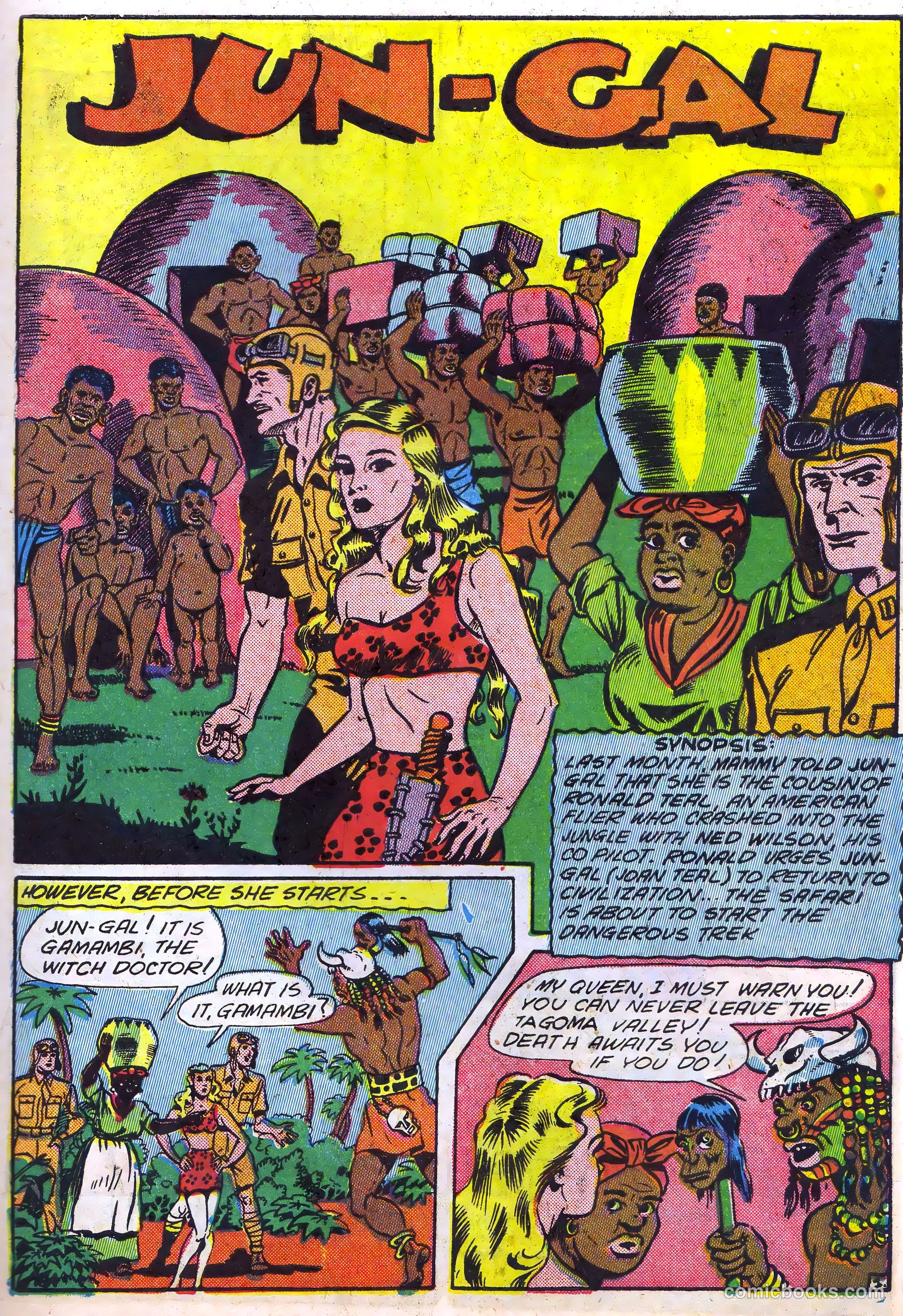 Blazing Comics #5 (1944, REWL PUBLICATIONS INC.) — page 39 of 53