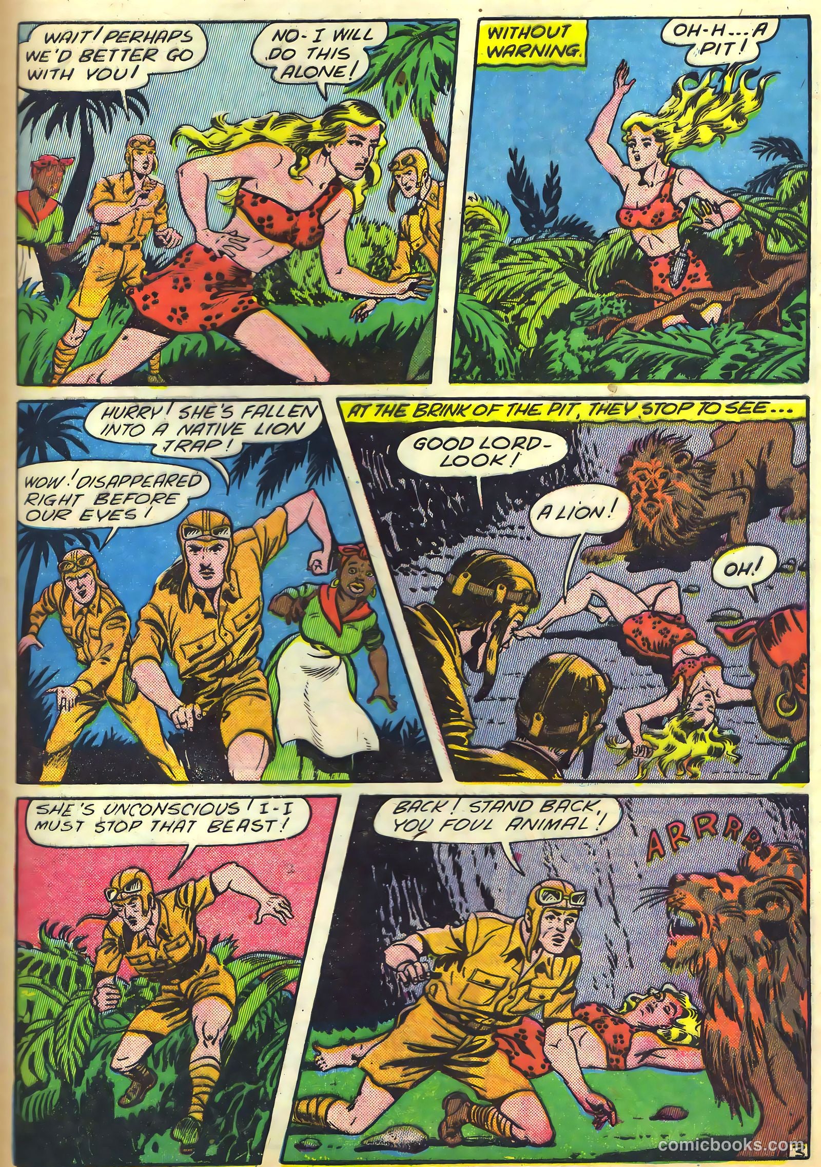 Blazing Comics #5 (1944, REWL PUBLICATIONS INC.) — page 41 of 53