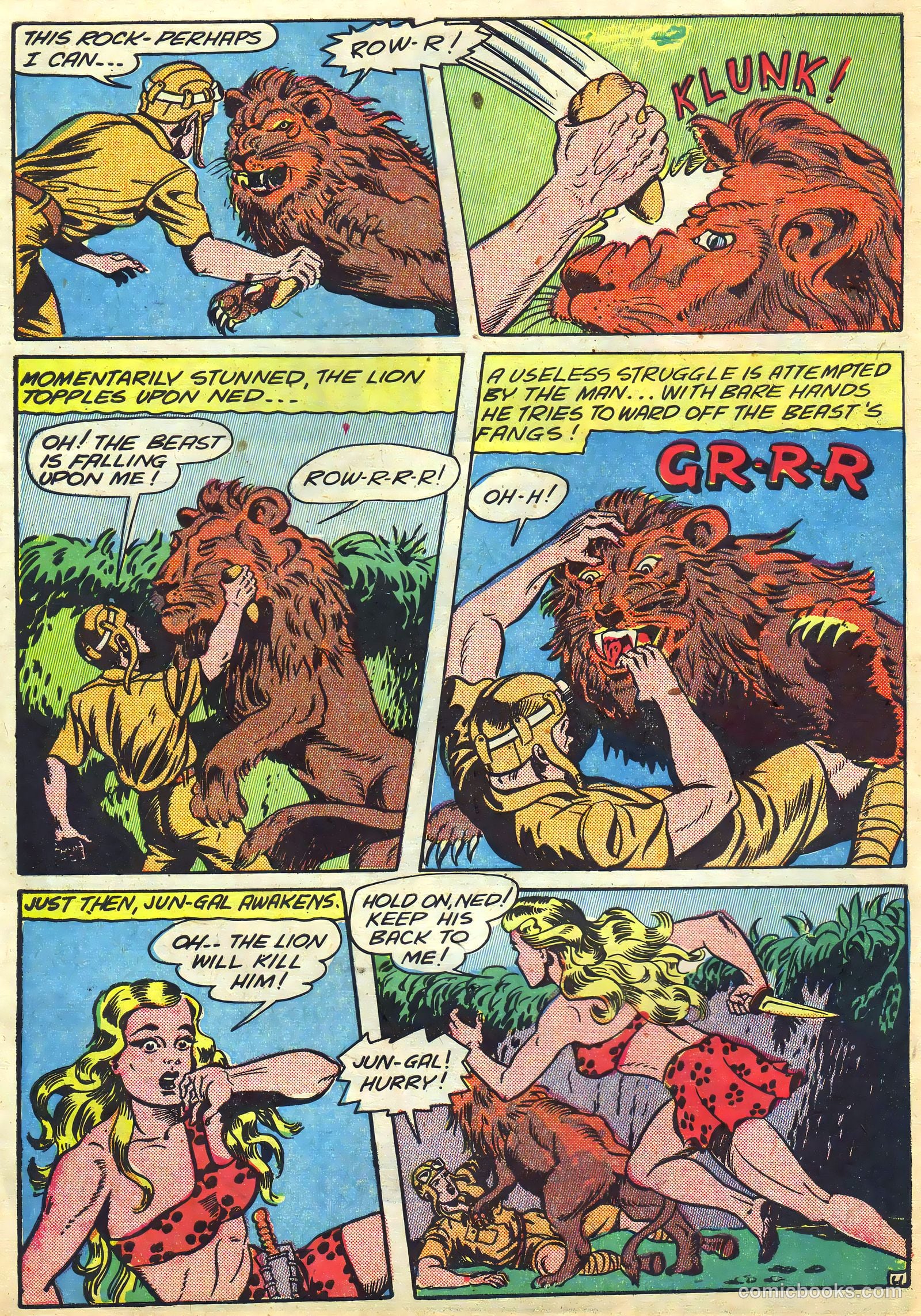 Blazing Comics #5 (1944, REWL PUBLICATIONS INC.) — page 42 of 53