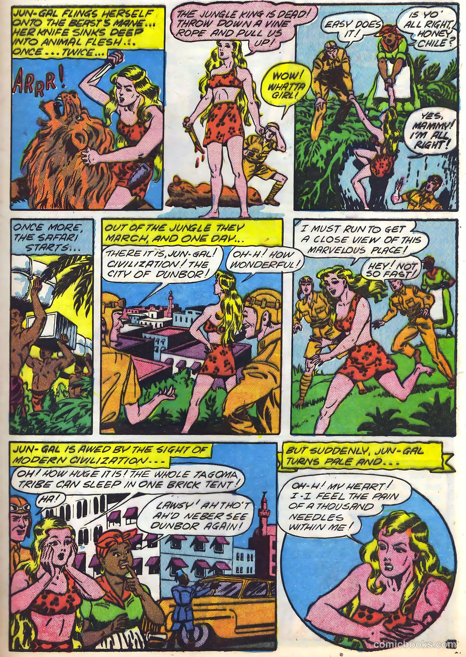 Blazing Comics #5 (1944, REWL PUBLICATIONS INC.) — page 43 of 53