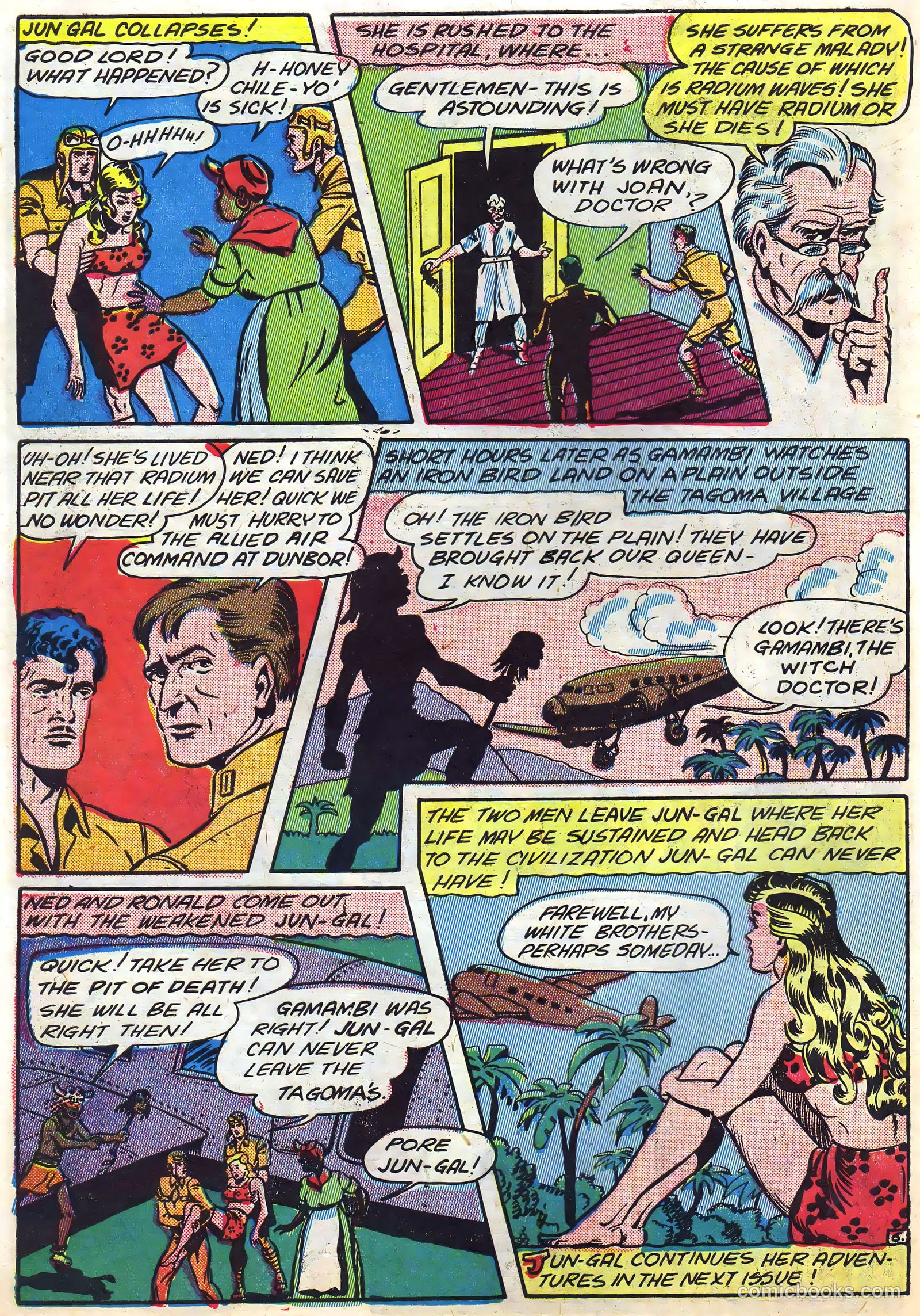 Blazing Comics #5 (1944, REWL PUBLICATIONS INC.) — page 44 of 53