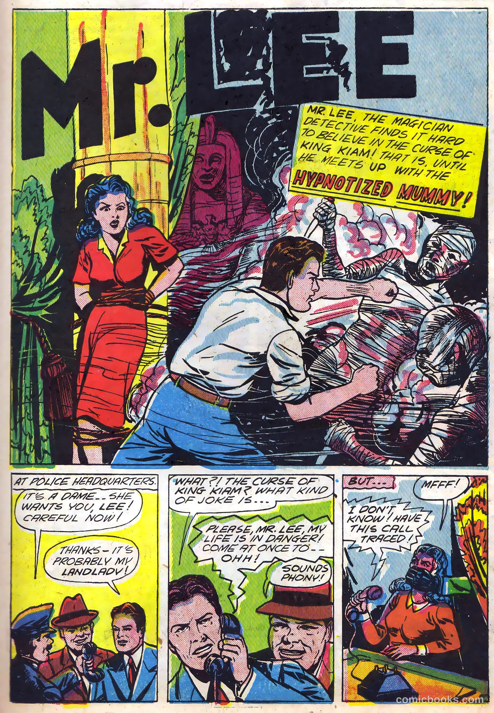 Blazing Comics #5 (1944, REWL PUBLICATIONS INC.) — page 45 of 53