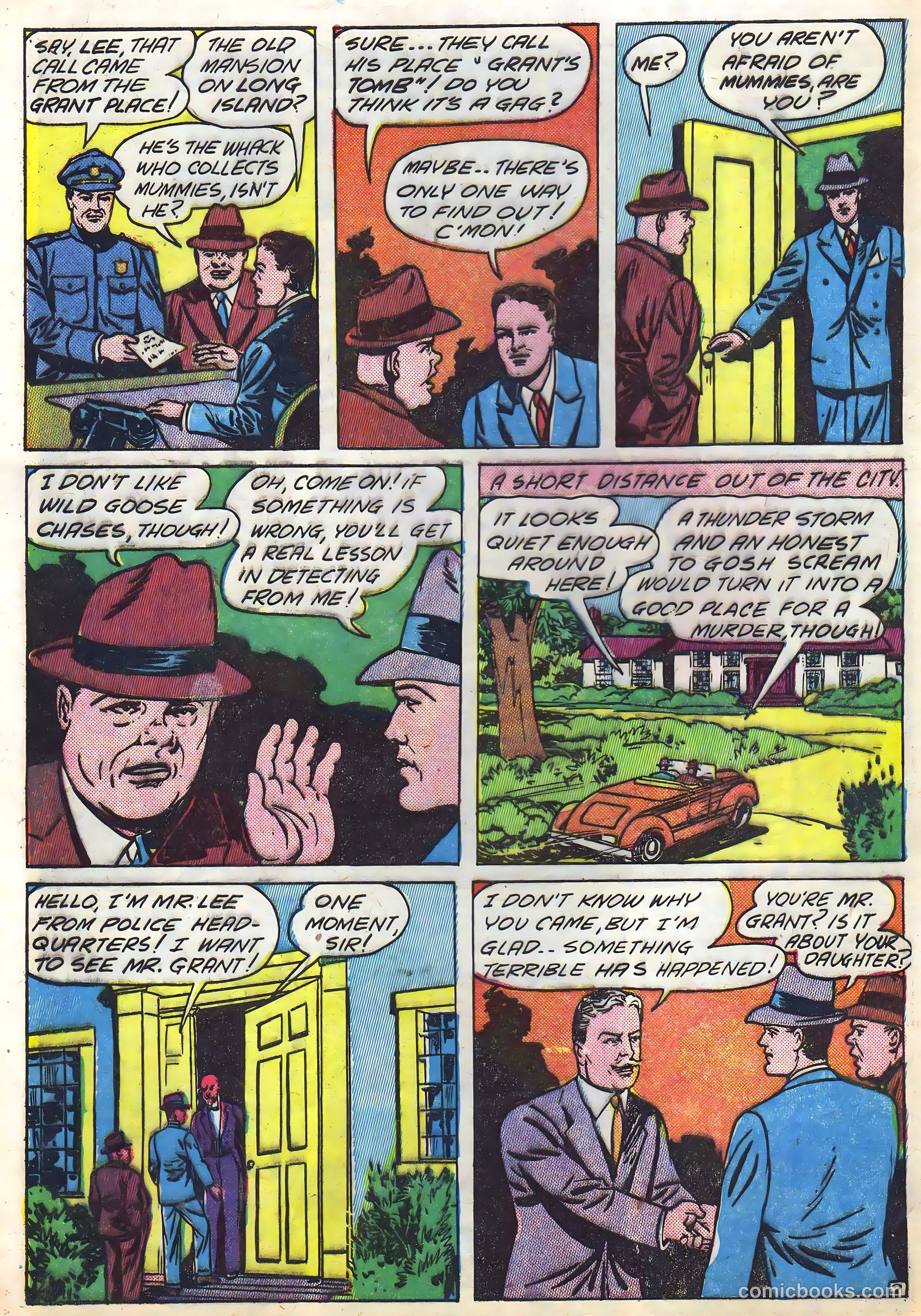 Blazing Comics #5 (1944, REWL PUBLICATIONS INC.) — page 46 of 53