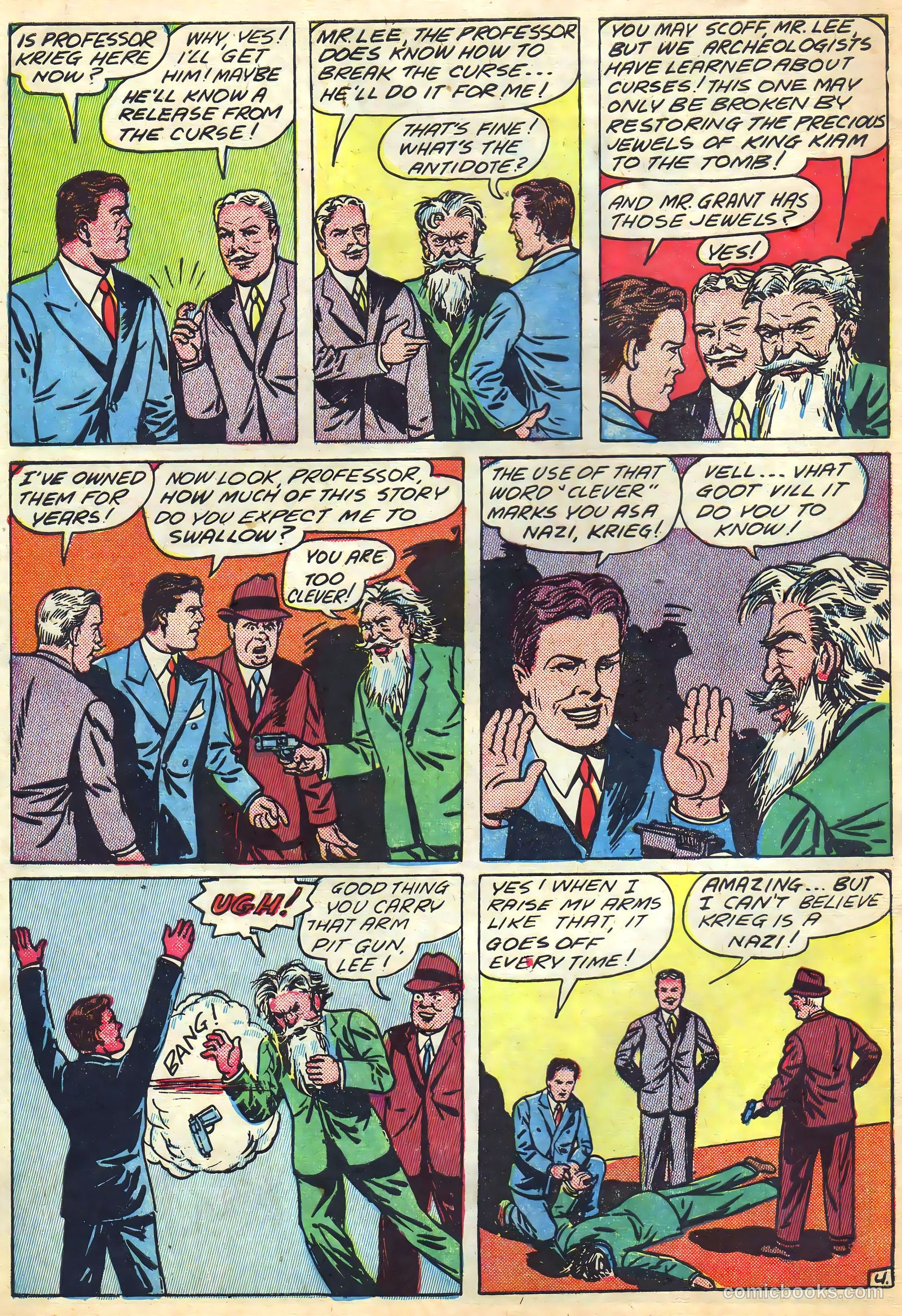 Blazing Comics #5 (1944, REWL PUBLICATIONS INC.) — page 48 of 53