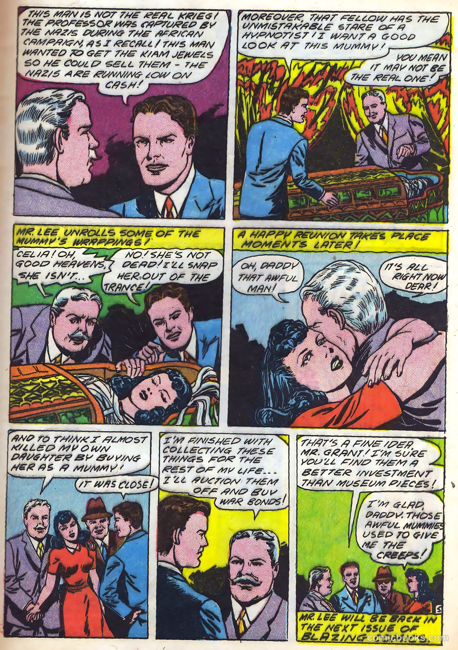 Blazing Comics #5 (1944, REWL PUBLICATIONS INC.) — page 49 of 53