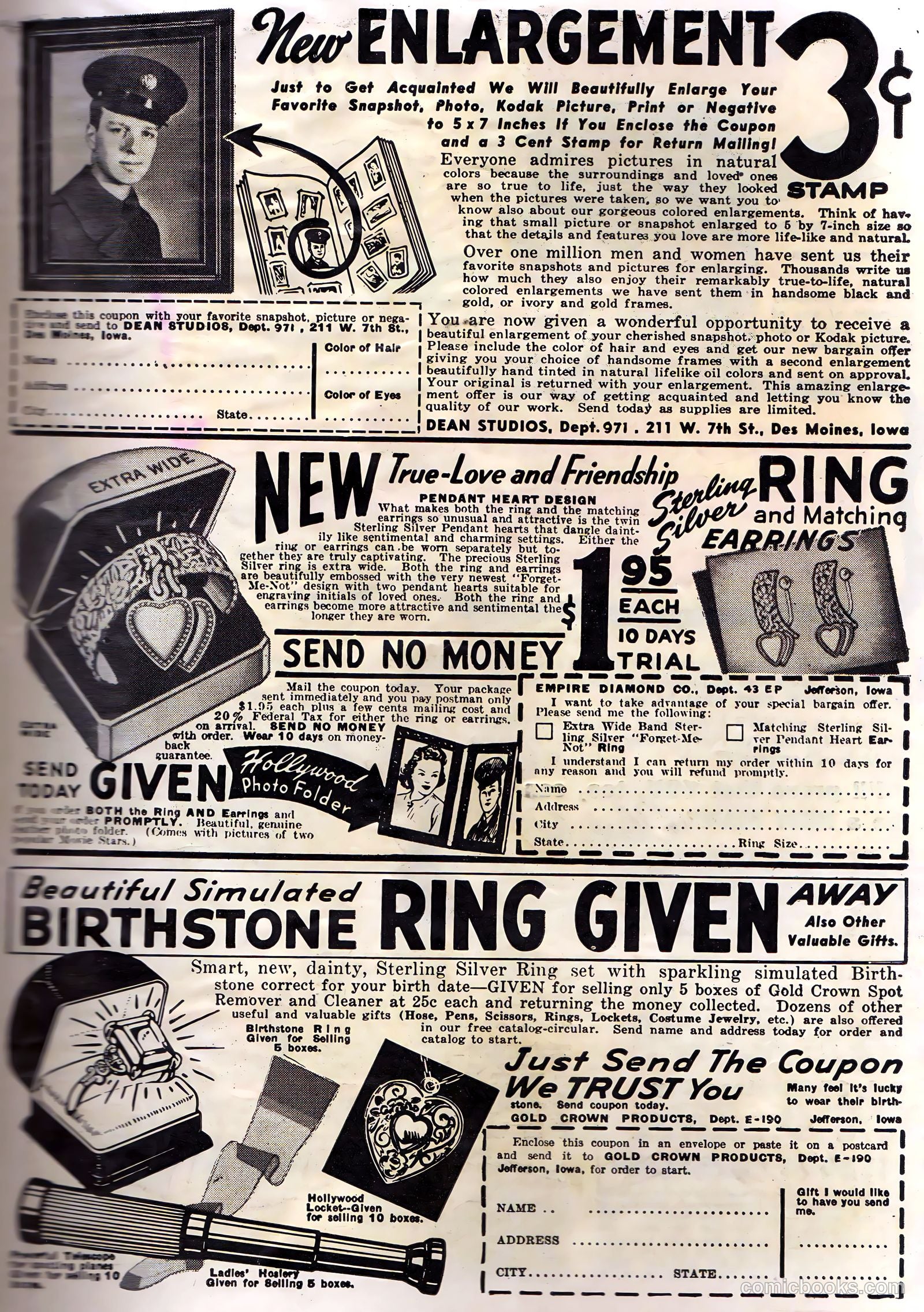 Blazing Comics #5 (1944, REWL PUBLICATIONS INC.) — page 51 of 53