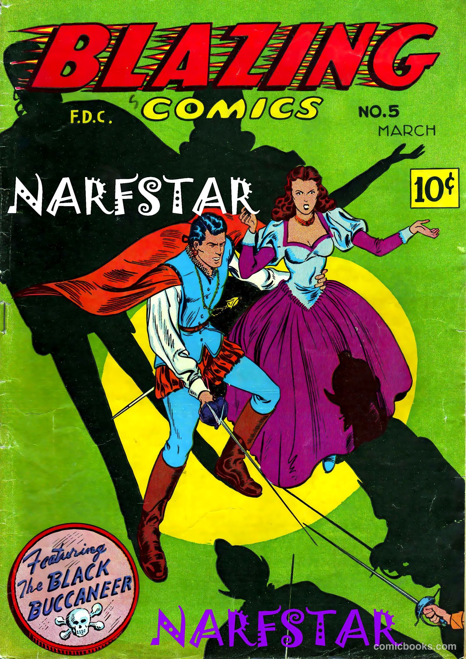 Blazing Comics #5 (1944, REWL PUBLICATIONS INC.) — page 53 of 53