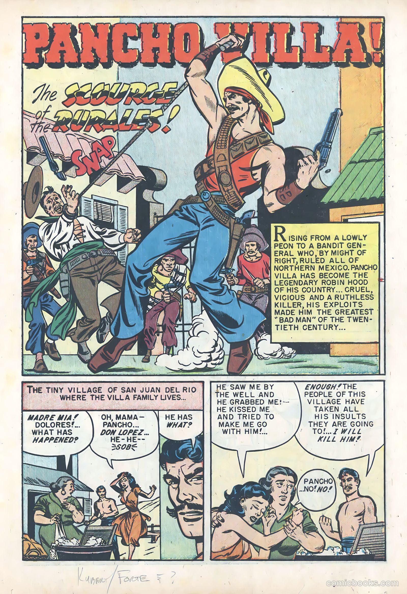 Pancho Villa #nn (1950) — page 3 of 37