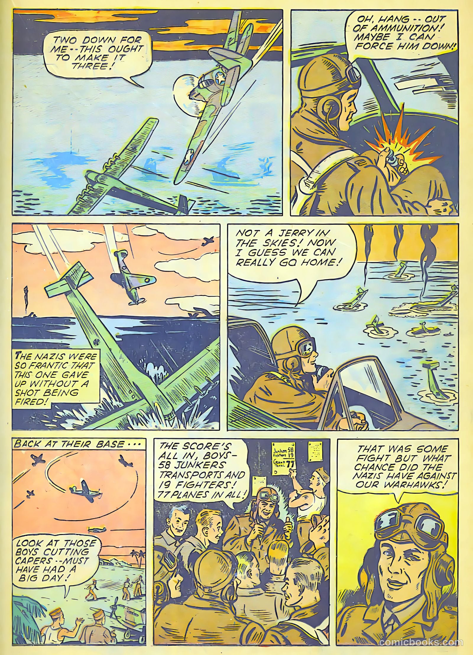 Blue Bolt #6 (1944) — page 33 of 60