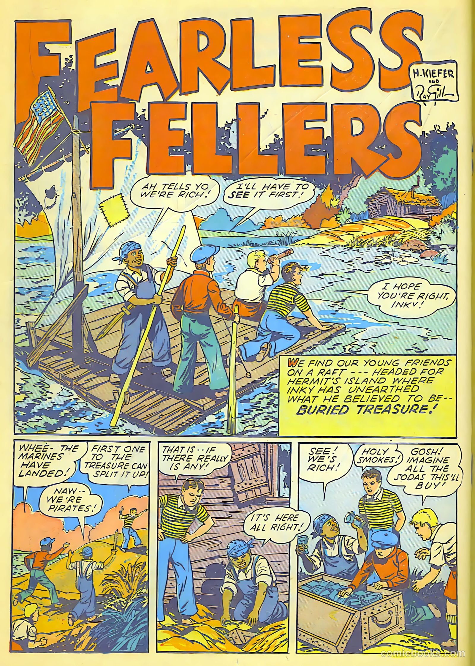 Blue Bolt #6 (1944) — page 34 of 60