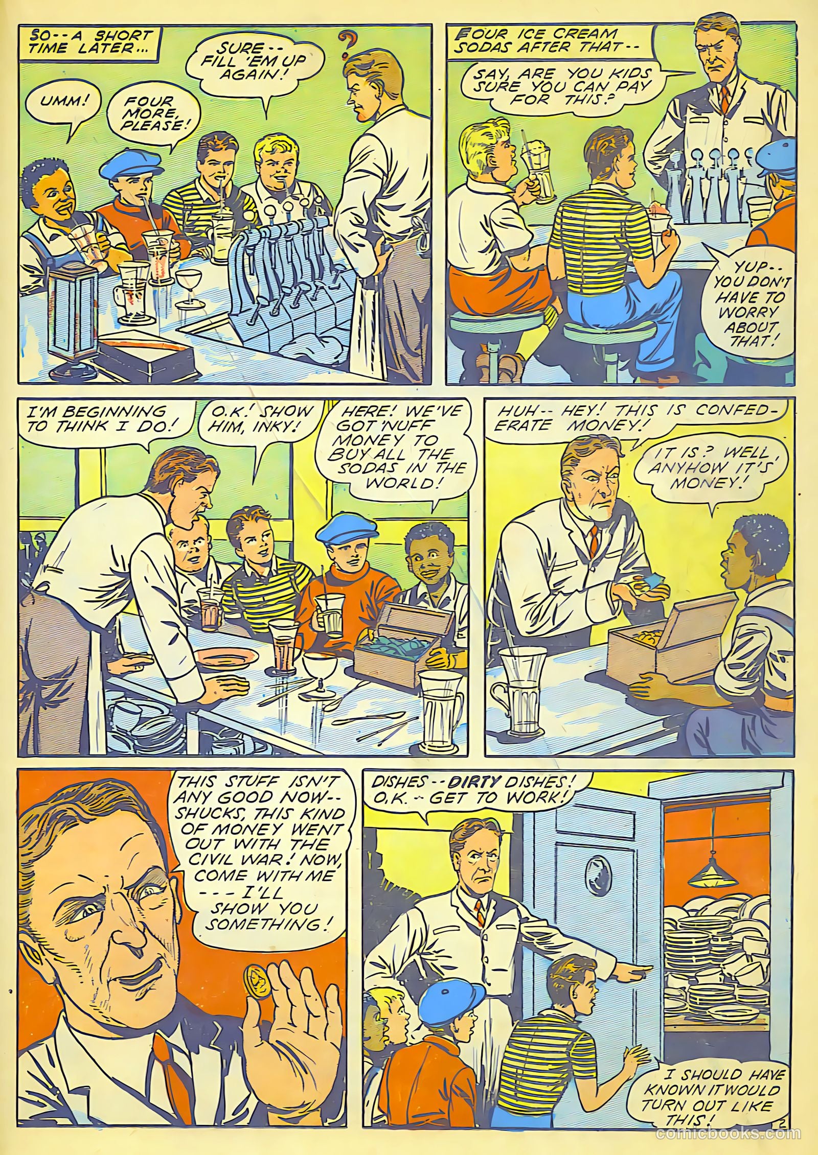 Blue Bolt #6 (1944) — page 35 of 60