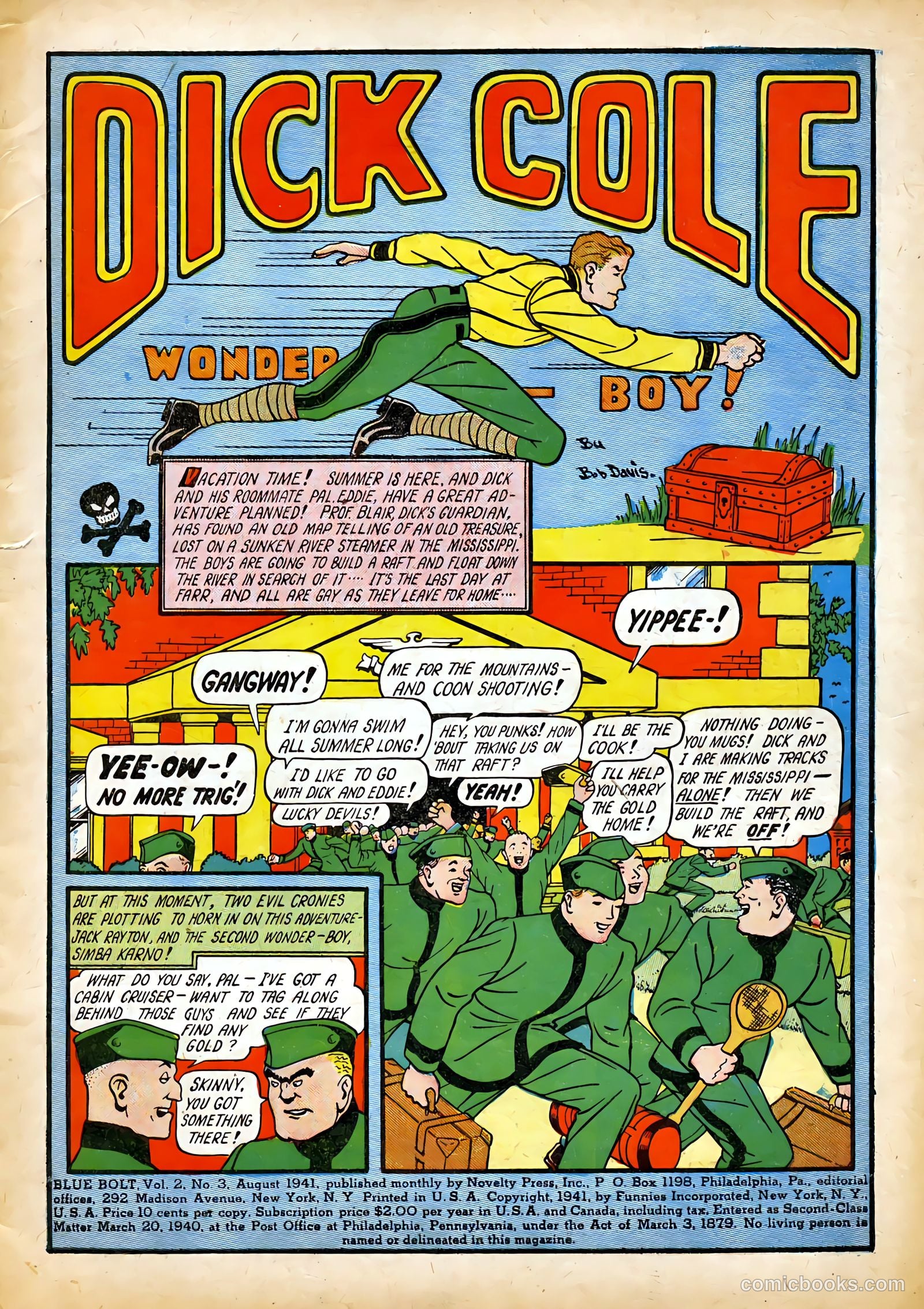Blue Bolt #3 (1941) — page 2 of 65