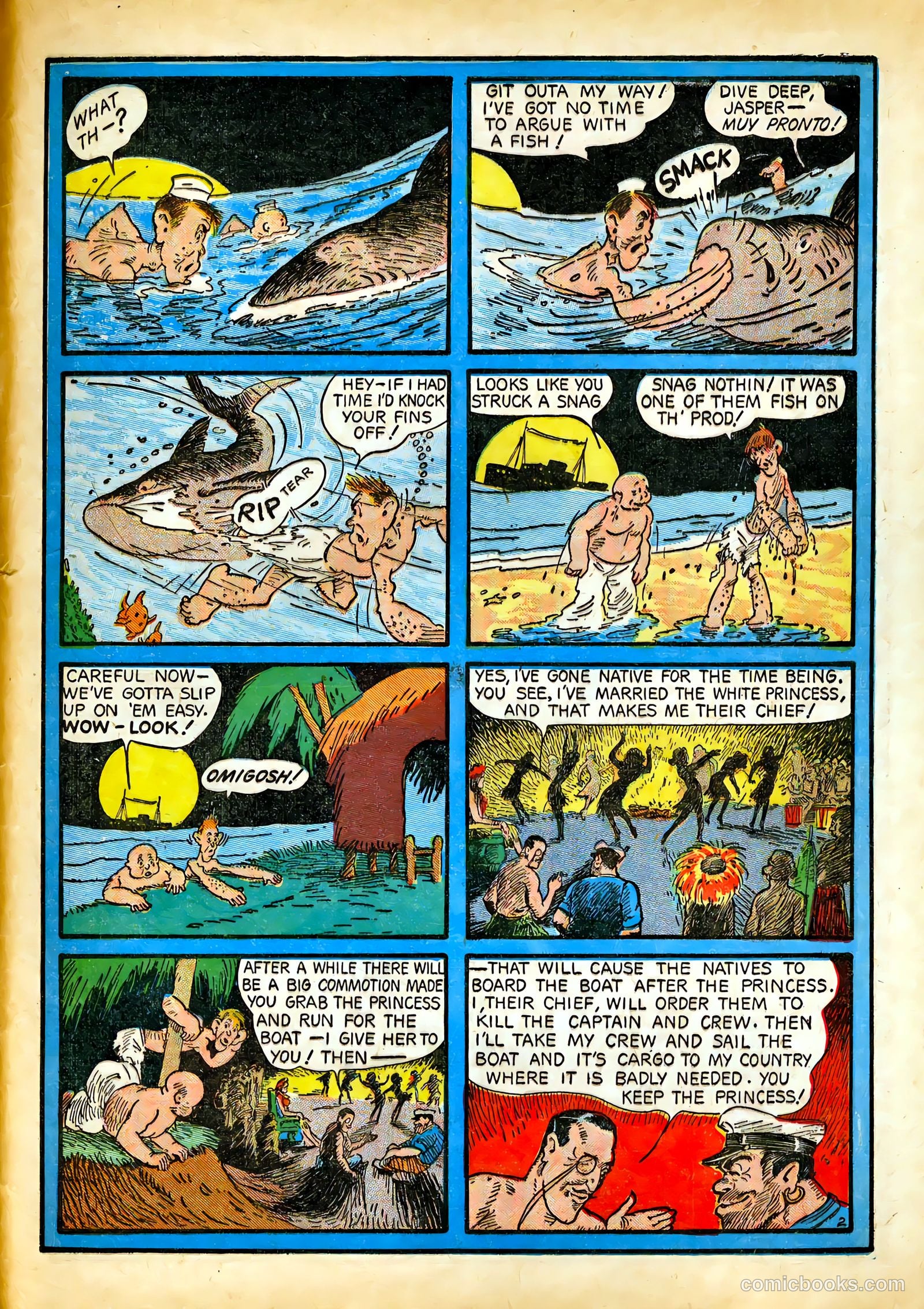 Blue Bolt #3 (1941) — page 56 of 65