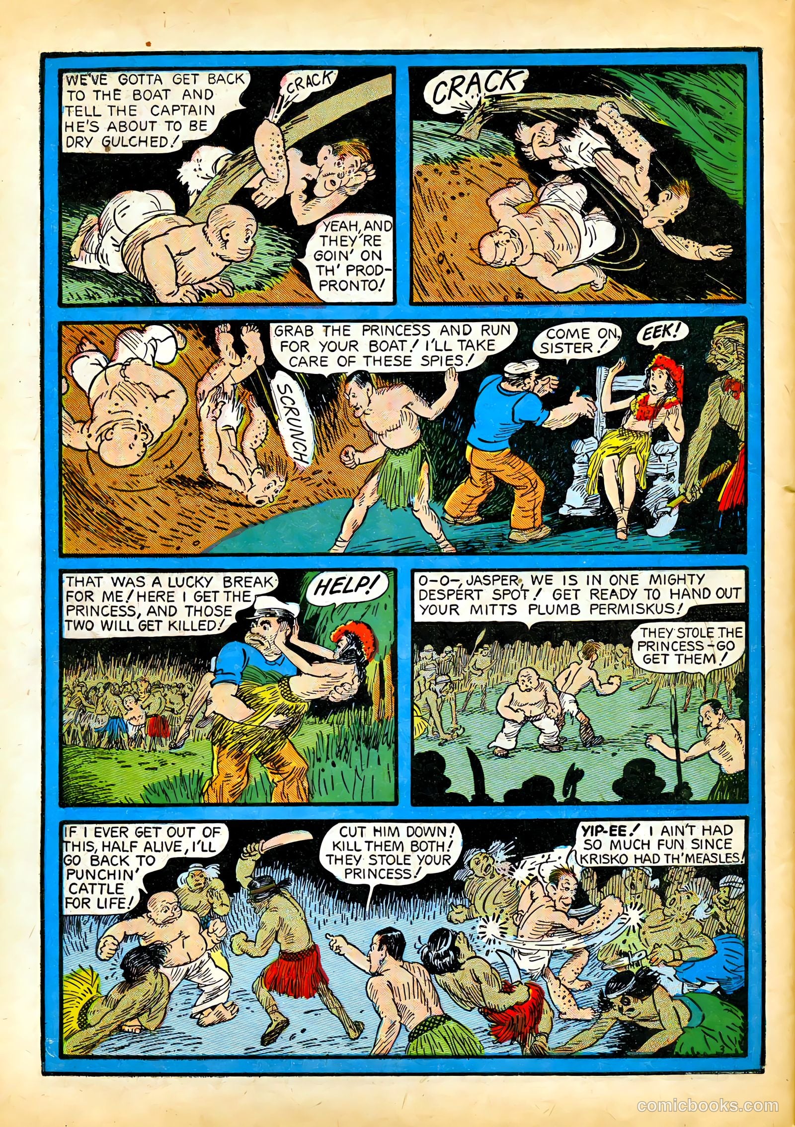 Blue Bolt #3 (1941) — page 57 of 65