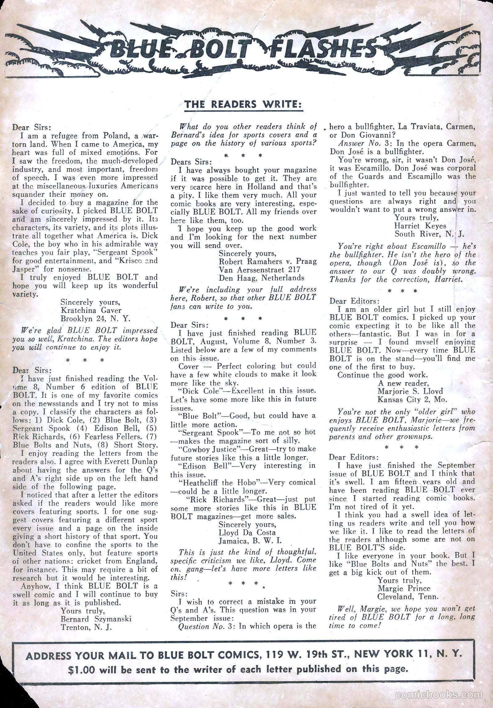 Blue Bolt #10 (1948) — page 2 of 52