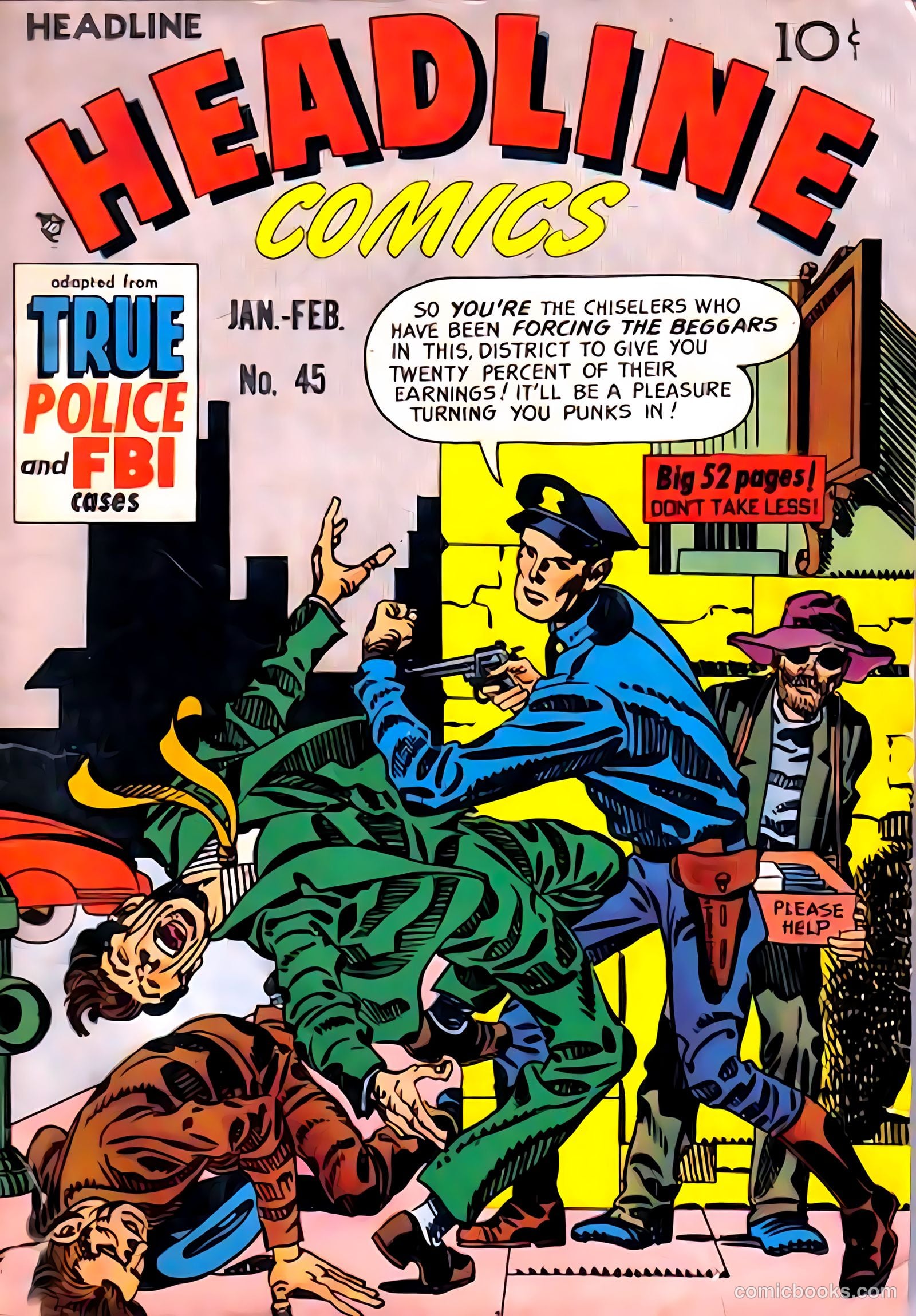 Headline Comics #45 cover